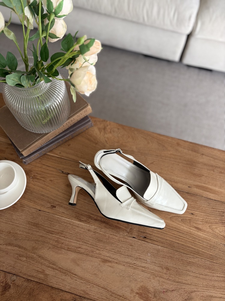 Classic Pointed Slingback Loafers (3 colors)