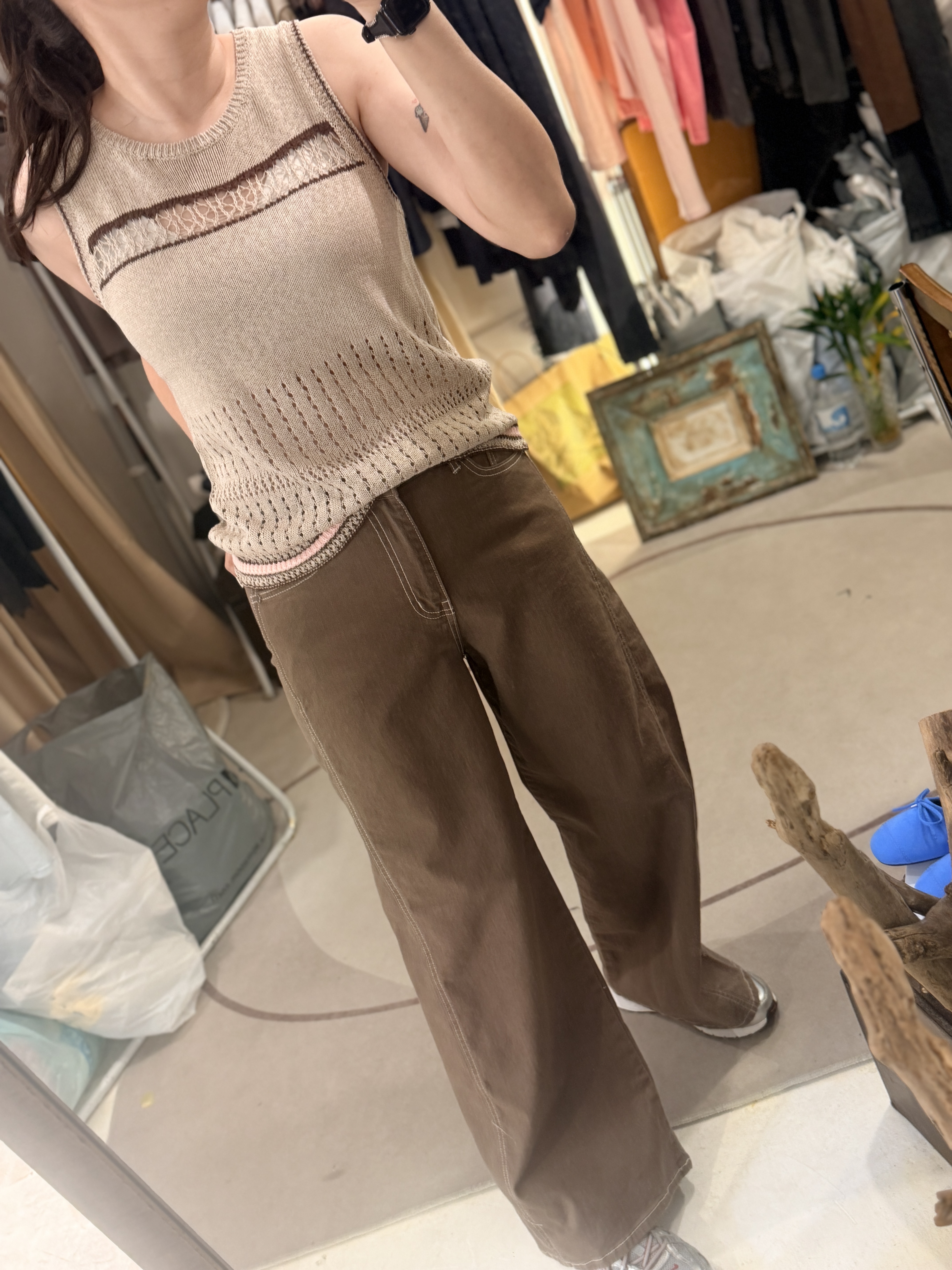 Vintage knit vest
