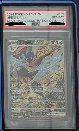 Pokemon TCG Scarlet & Violet Promos - Greninja EX-132 (PSA 10)
