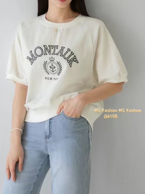 G6158 韓國🇰🇷靚靚字母print top