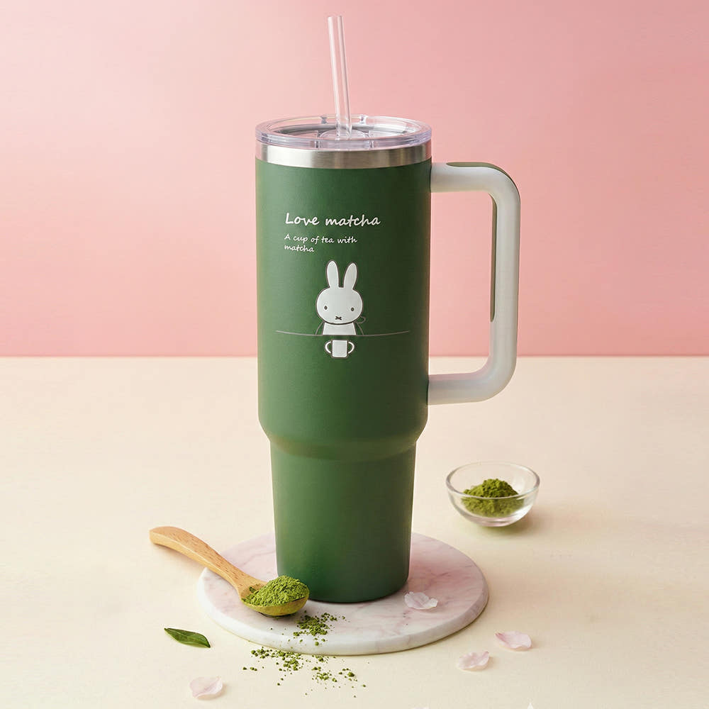 預購 miffy 抹茶系列 887ml 保溫杯