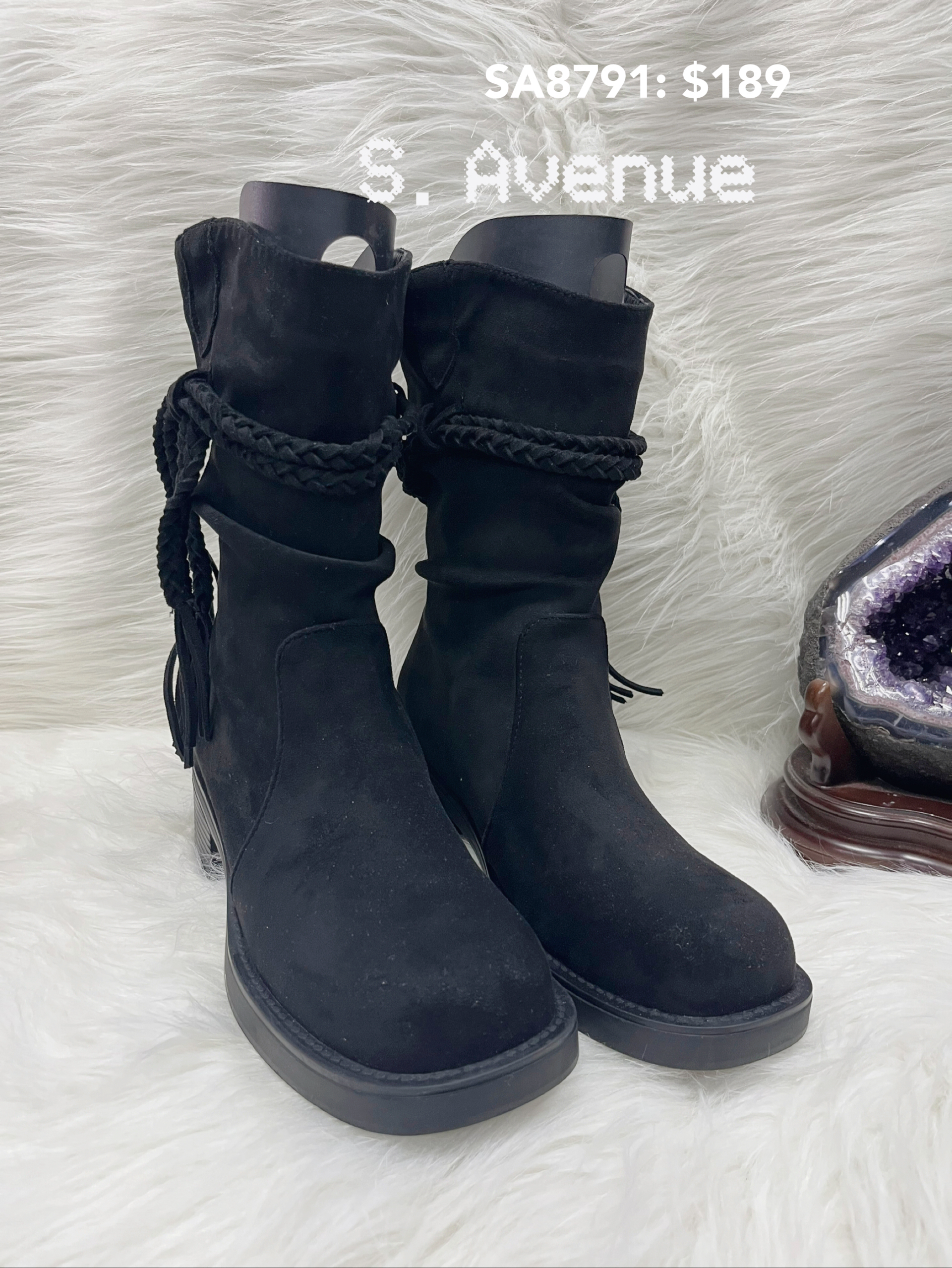 SA8791:  有踭側辨織帶中boot