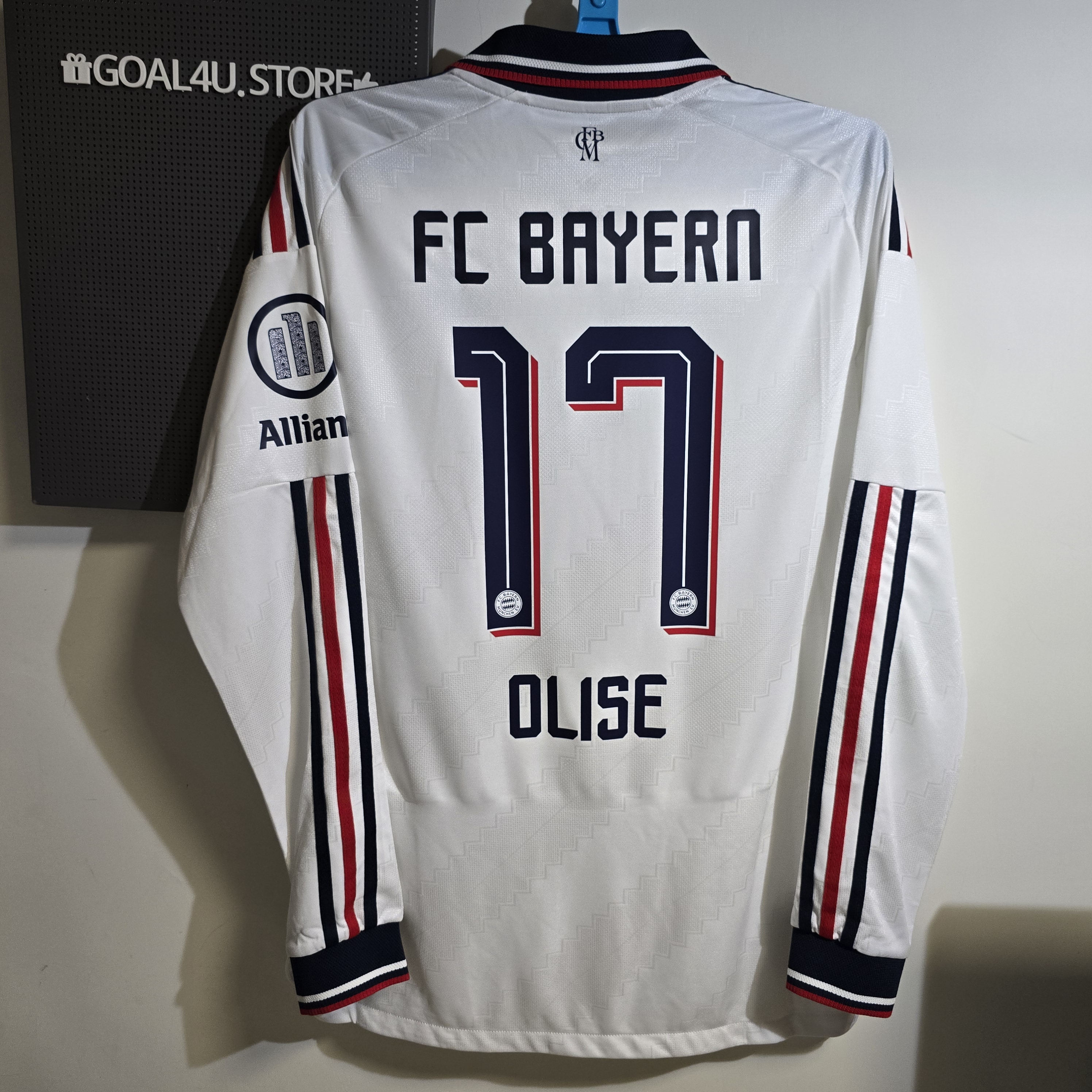 Adidas Bayern Munich 拜仁慕尼黑 2026-27 作客長袖球員版球衣 (可加印字) KE8583