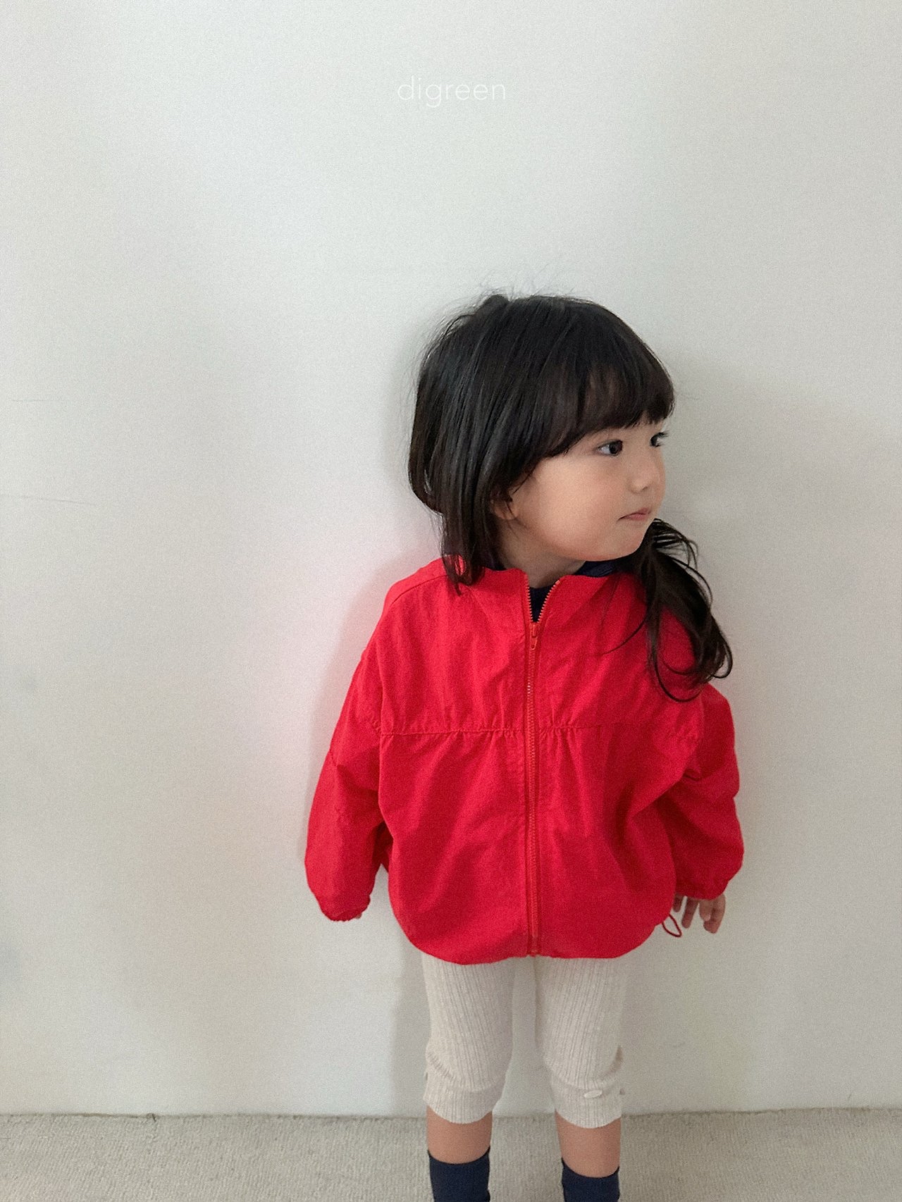 Digreen | rib windbreaker 
