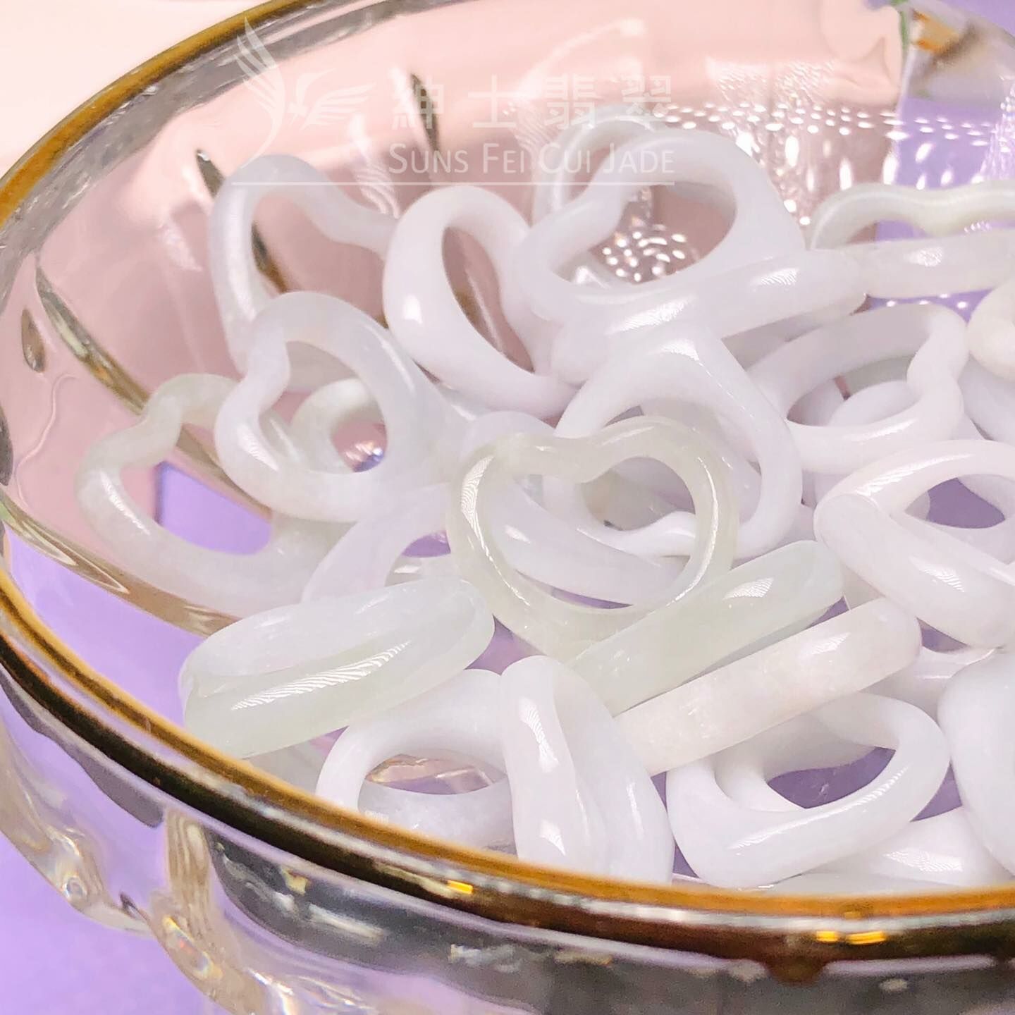 翡翠心形連S925銀頸鏈