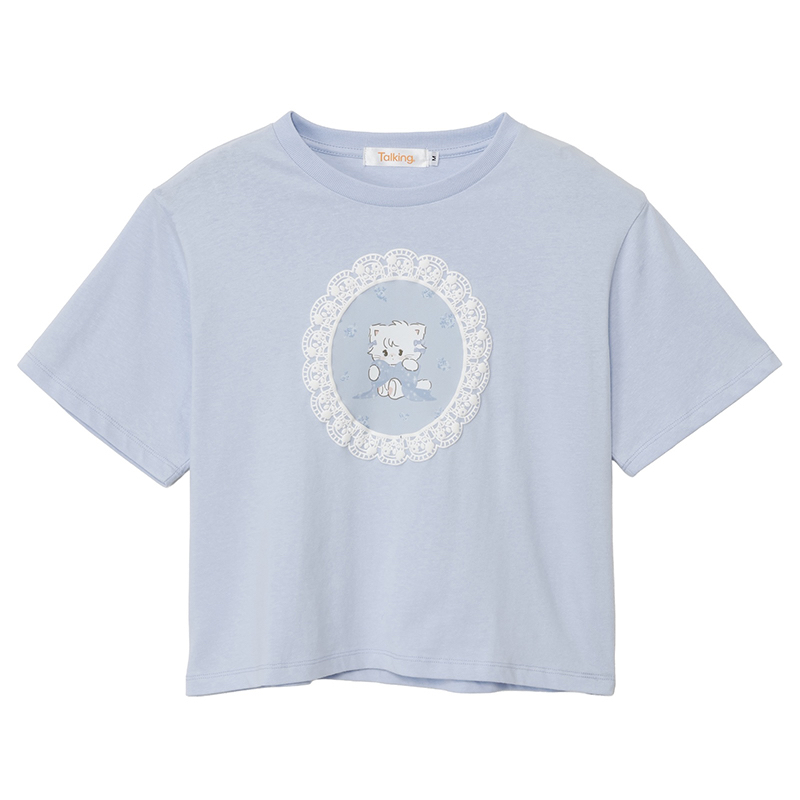 🎀【預訂】Lil ala mode 藍色上衣 - Mousse