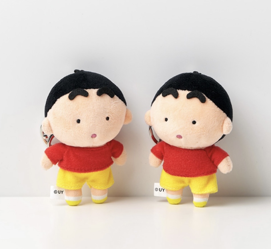 韓國預訂📍蠟筆小新得意豆豉眼樣公仔吊飾
