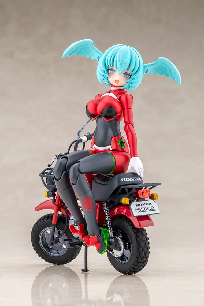 (預訂訂金 $100) (總價 $358) 壽屋 Kotobukiya Megami Device 女神裝置 PUNI MOFU 賽車鴞 RACING XIAO with Honda Z50J Gorilla 模型 (KO08732) (行版) 