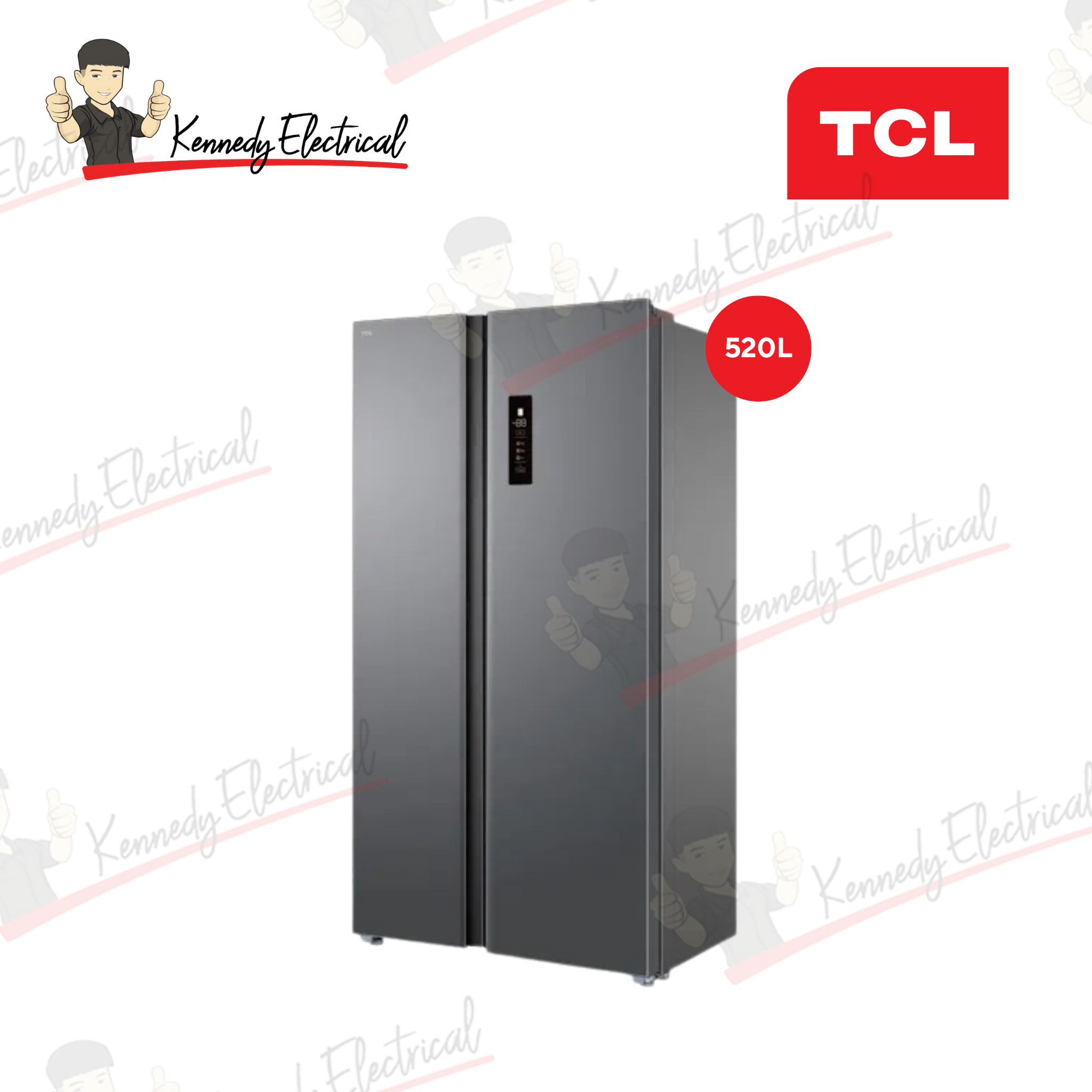 TCL 520L Side-by-Side Refrigerator (TRF-520WEXPA)