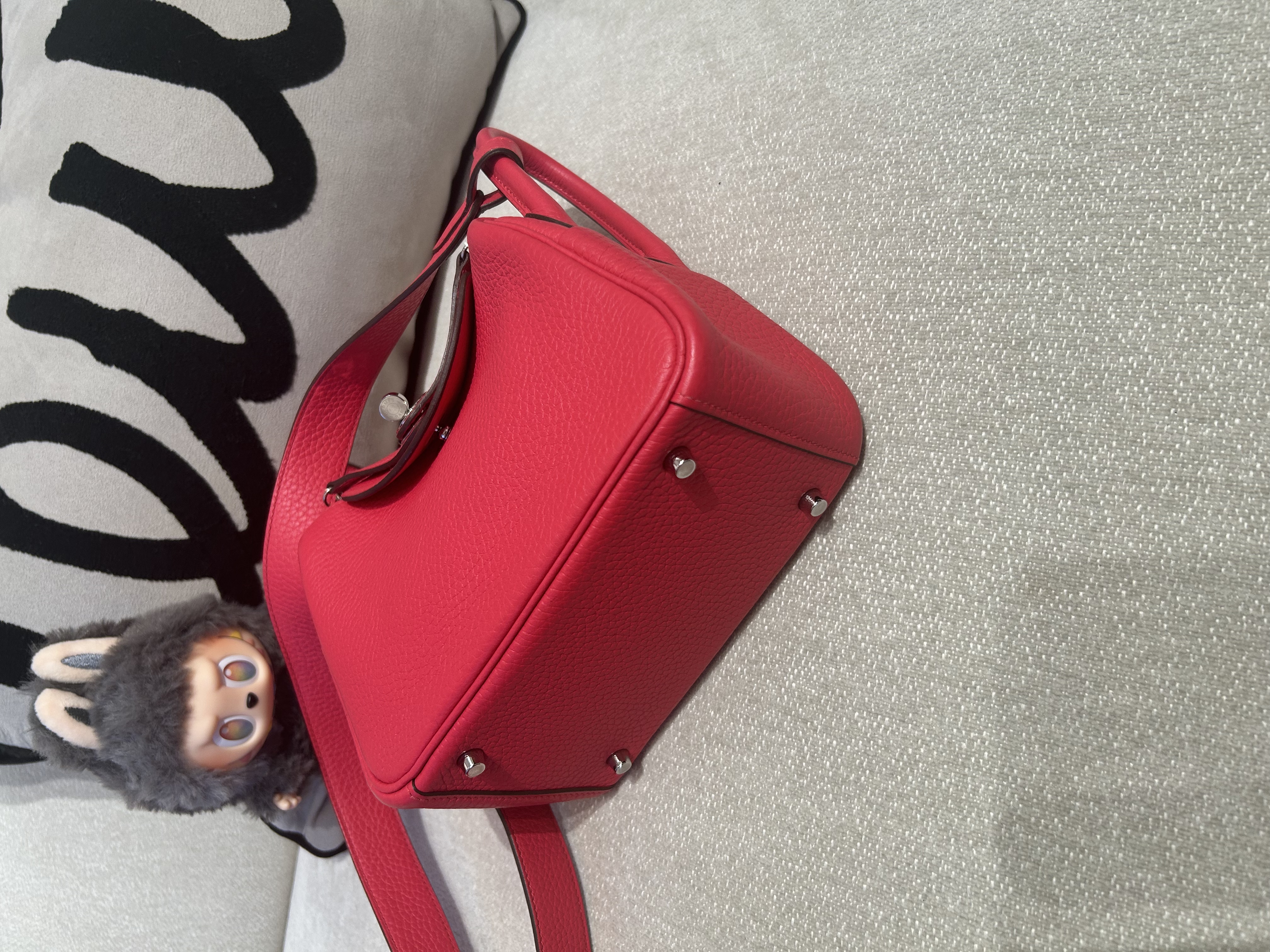 HERMES MINI LINDY ,STAMP Y, ROSE EXTREME CLEMENCE 100%Authentic ,99%new閑置品 ✅收據✅dust bag ✅盒