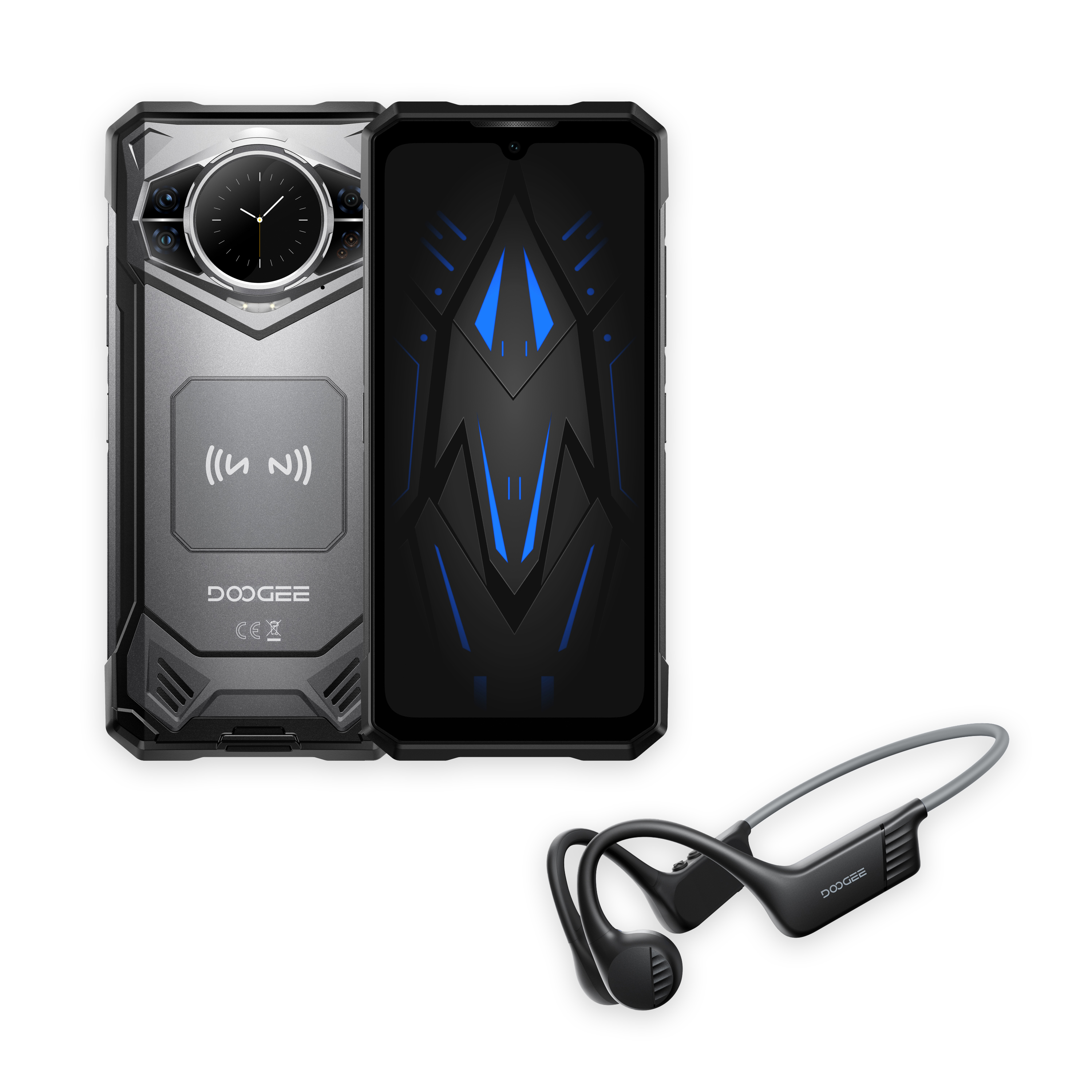 DOOGEE S200 E Series 5G | 6.72吋 120Hz 10100mAh 1.32吋 AMOLED背屏 夜視 WiFi6 AI工具 三防手機 Rugged Phone
