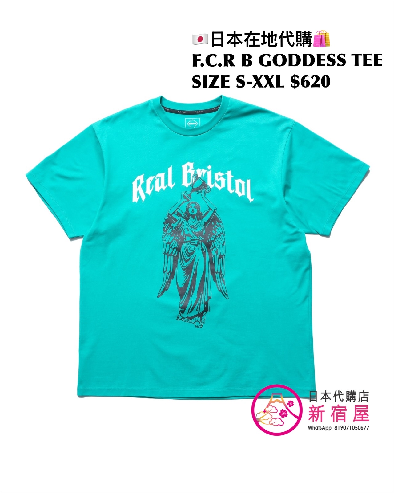F.C.REAL BRISTOL GODDESS TEE/ SPIRIT TEE/ SHADOW EMBLEM TEE/ 56STARS TEE 