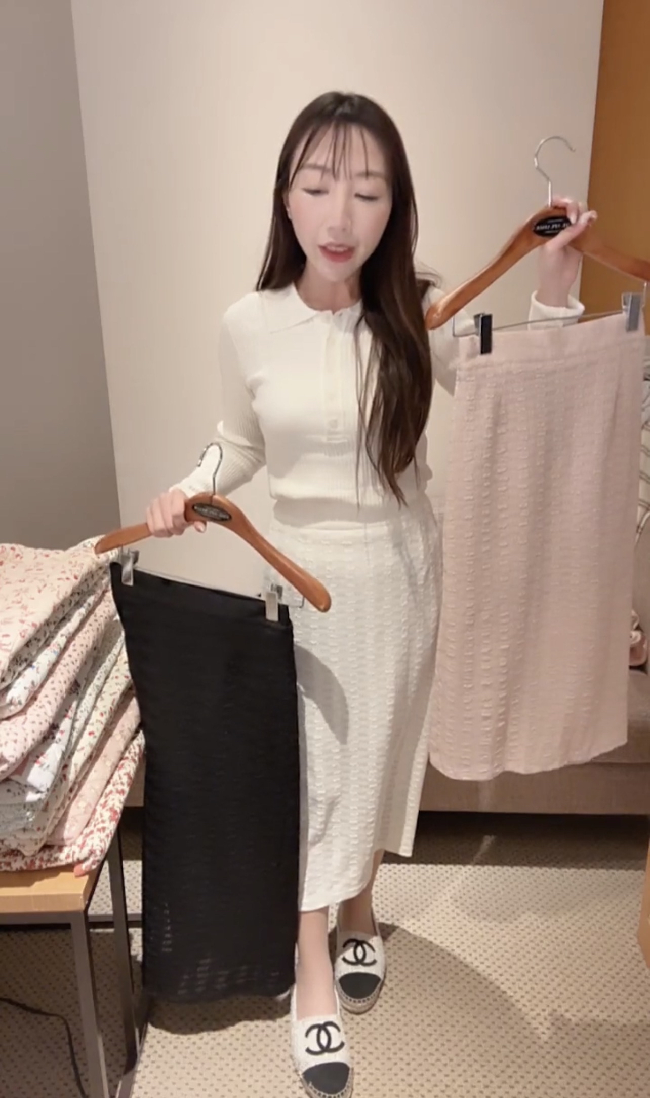 超正Lace彈性長裙23/1韓國酒店直播#ff2761