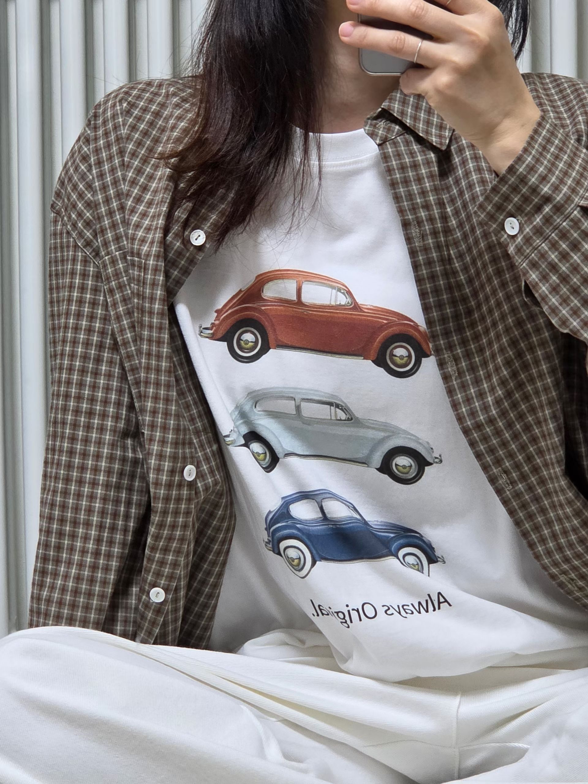 GA OY 古董車仔長tee