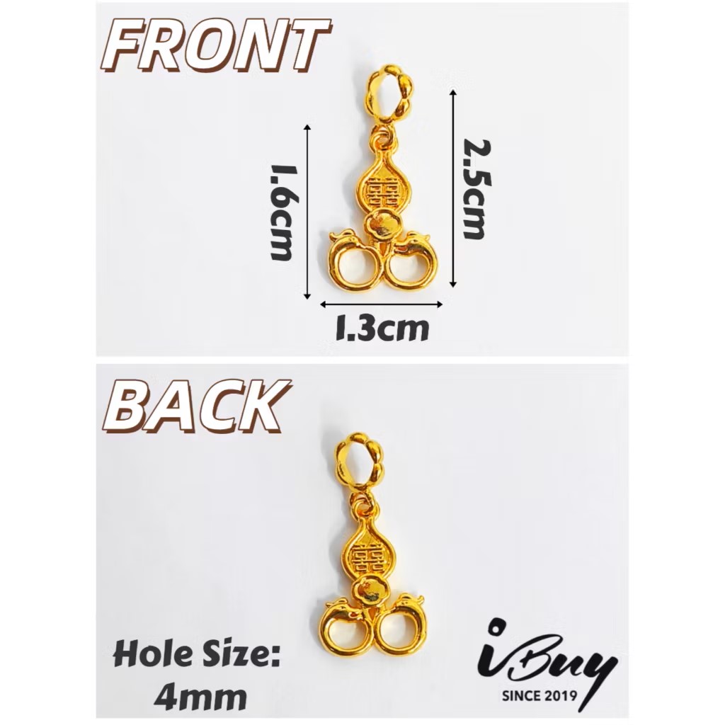 916 HARD GOLD WEDDING JOY ABACUS/ COMB/ SCISSORS/ MIRROR/ SHOE/ RUYI/ BASKET/ RULER CHARM BEAD 916 硬金  囍 算盘/ 梳子/ 剪刀/ 镜子/ 鞋子/ 如意/ 金斗/ 尺子串咀