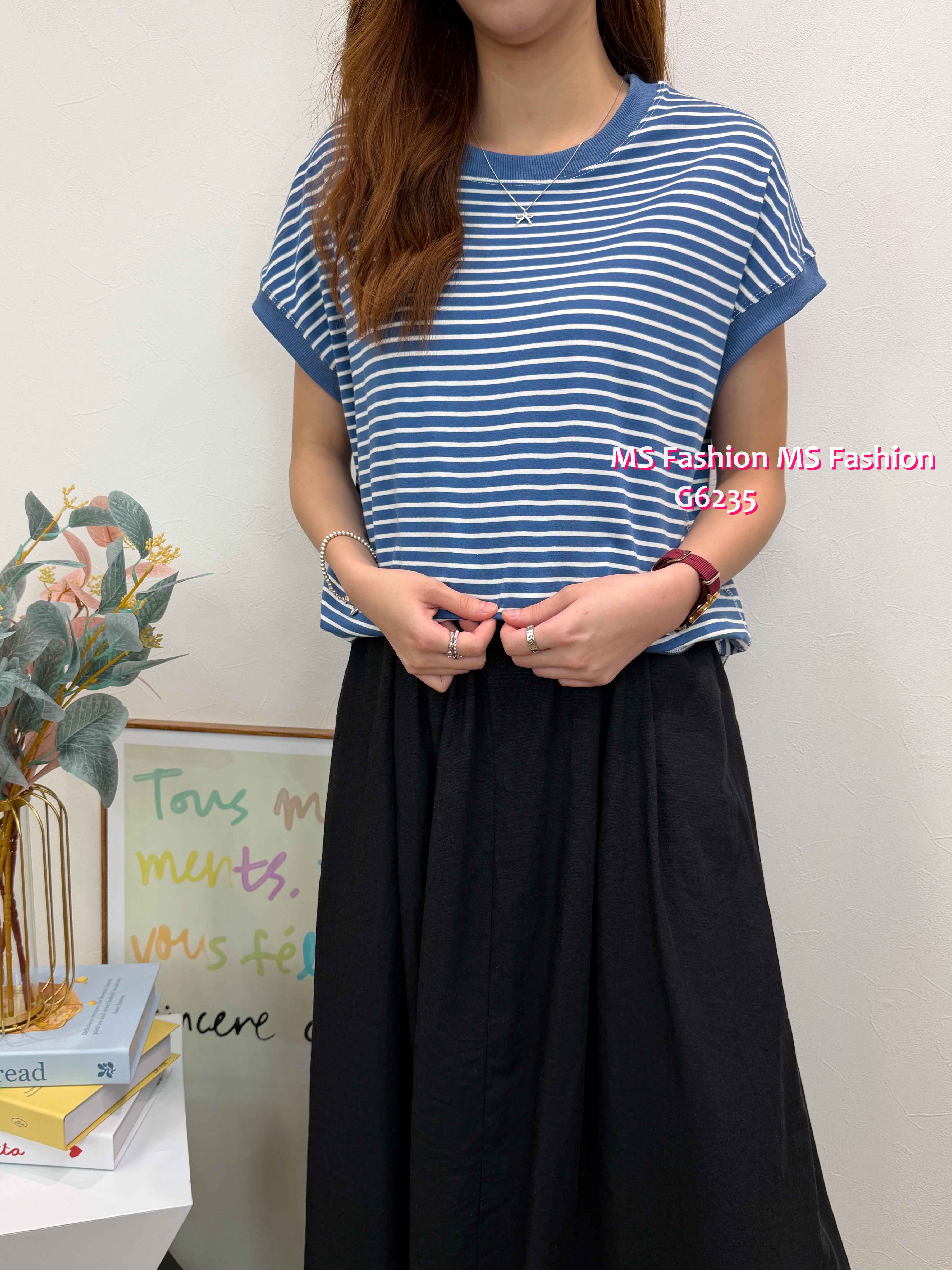 G6235 韓國🇰🇷靚色橫間top