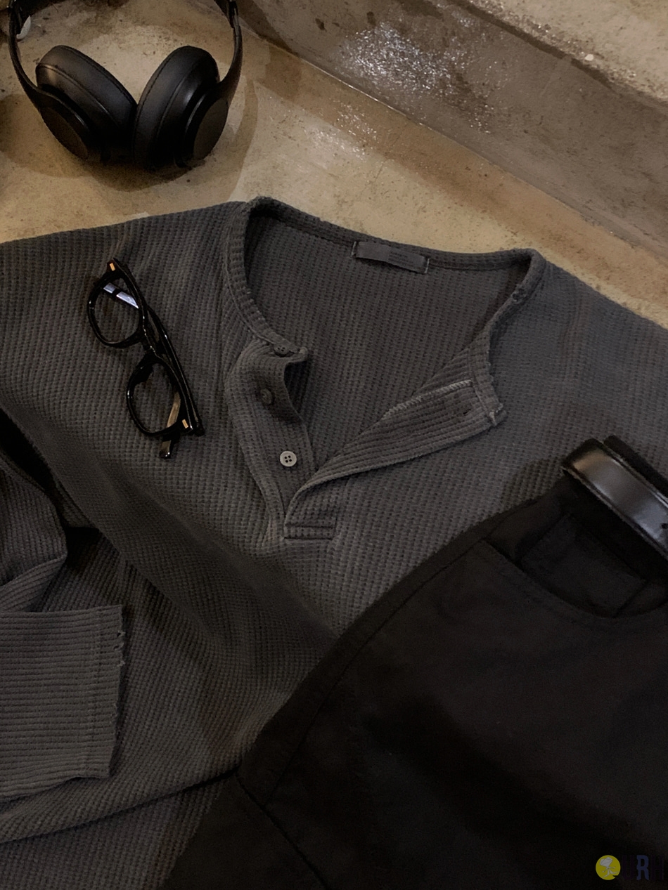 【100%保證韓國直送】立體拼接斜紋剪裁寬鬆洗水工裝褲 👖 [2 color] RL114466