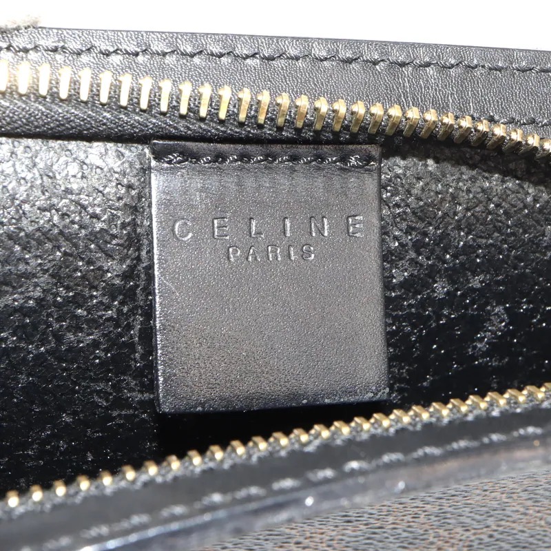 Celine Black Macadam Accessory Pouch