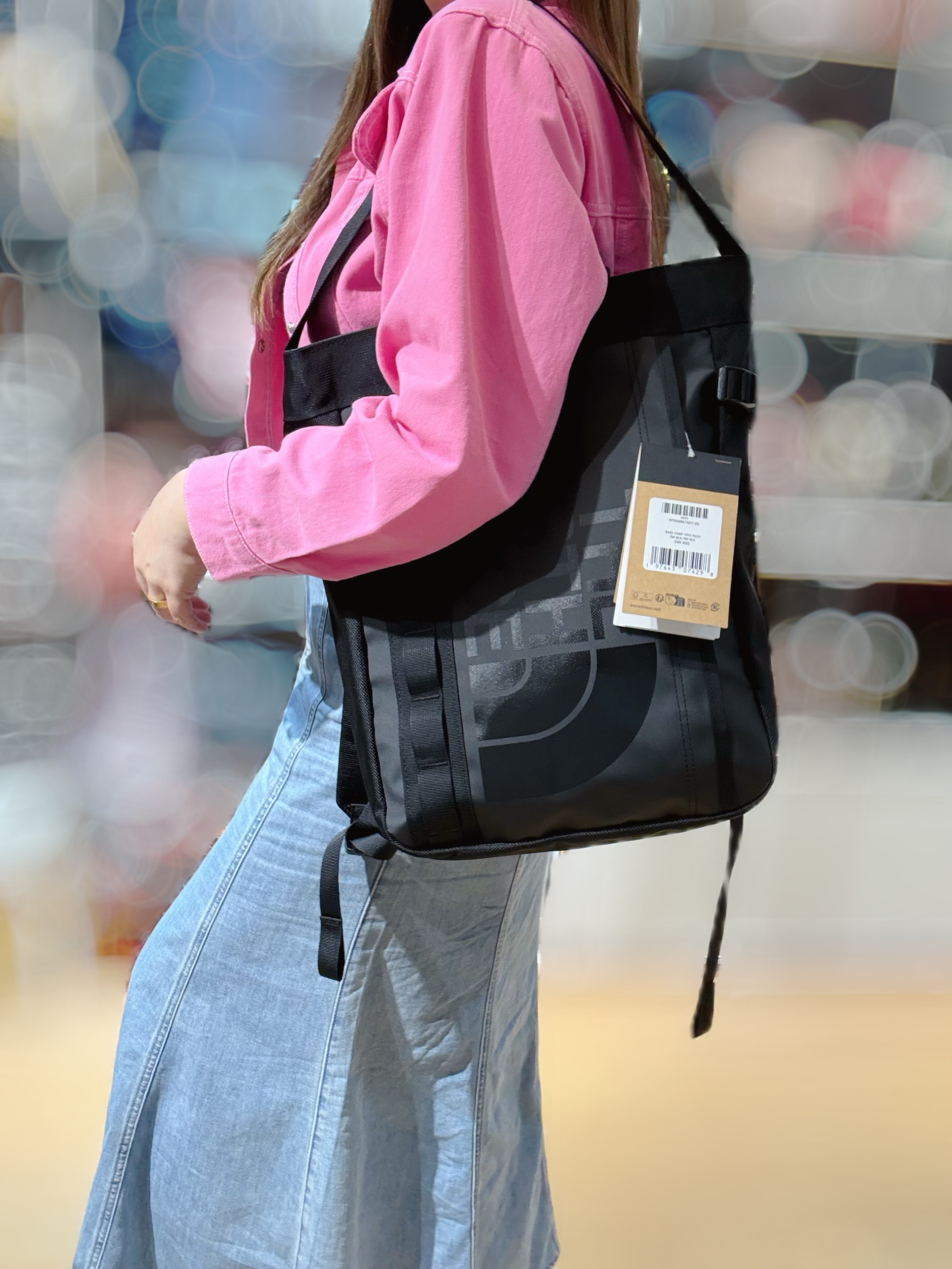 The North Face backpack blk
