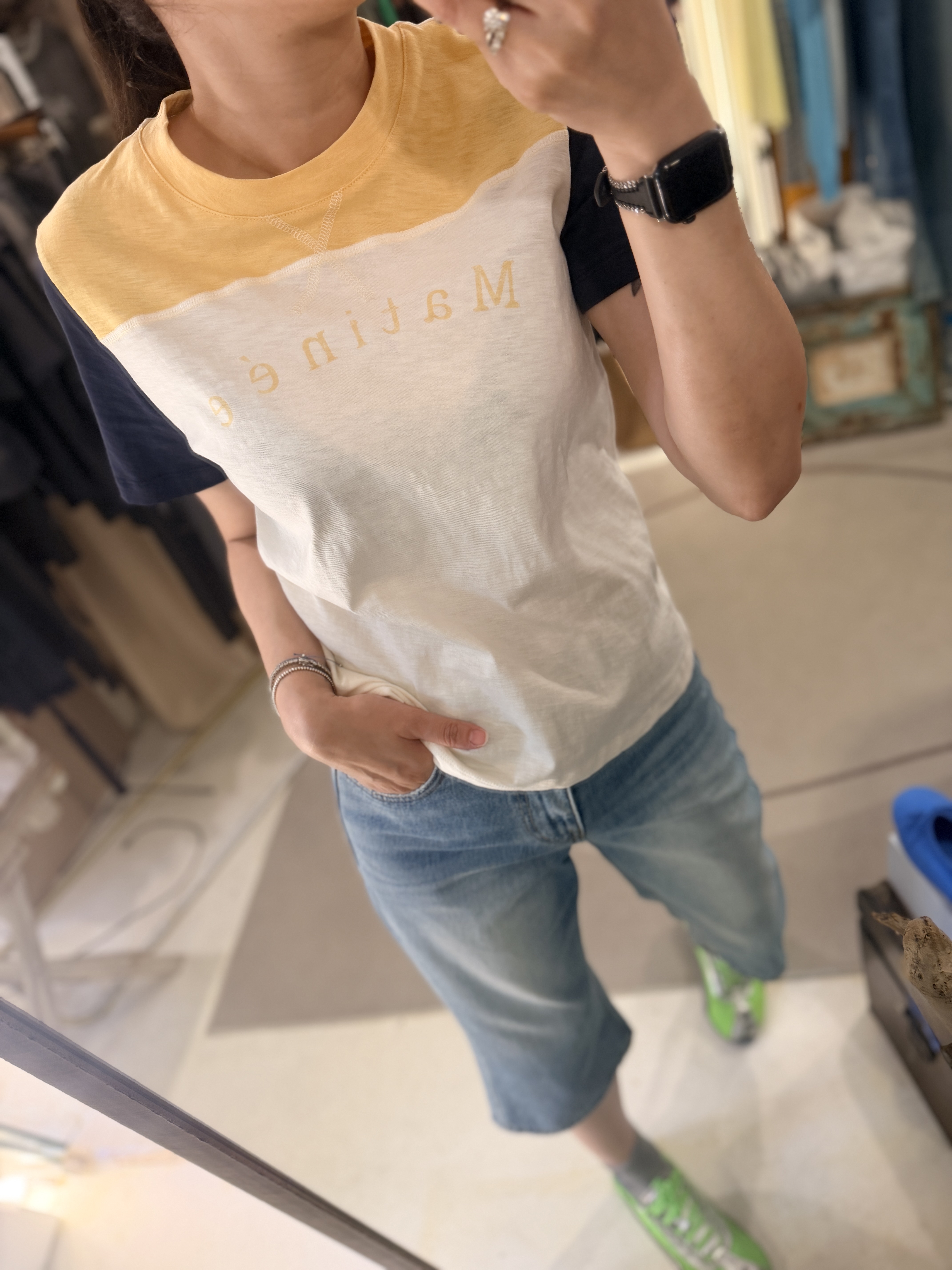 3 tone cotton tee