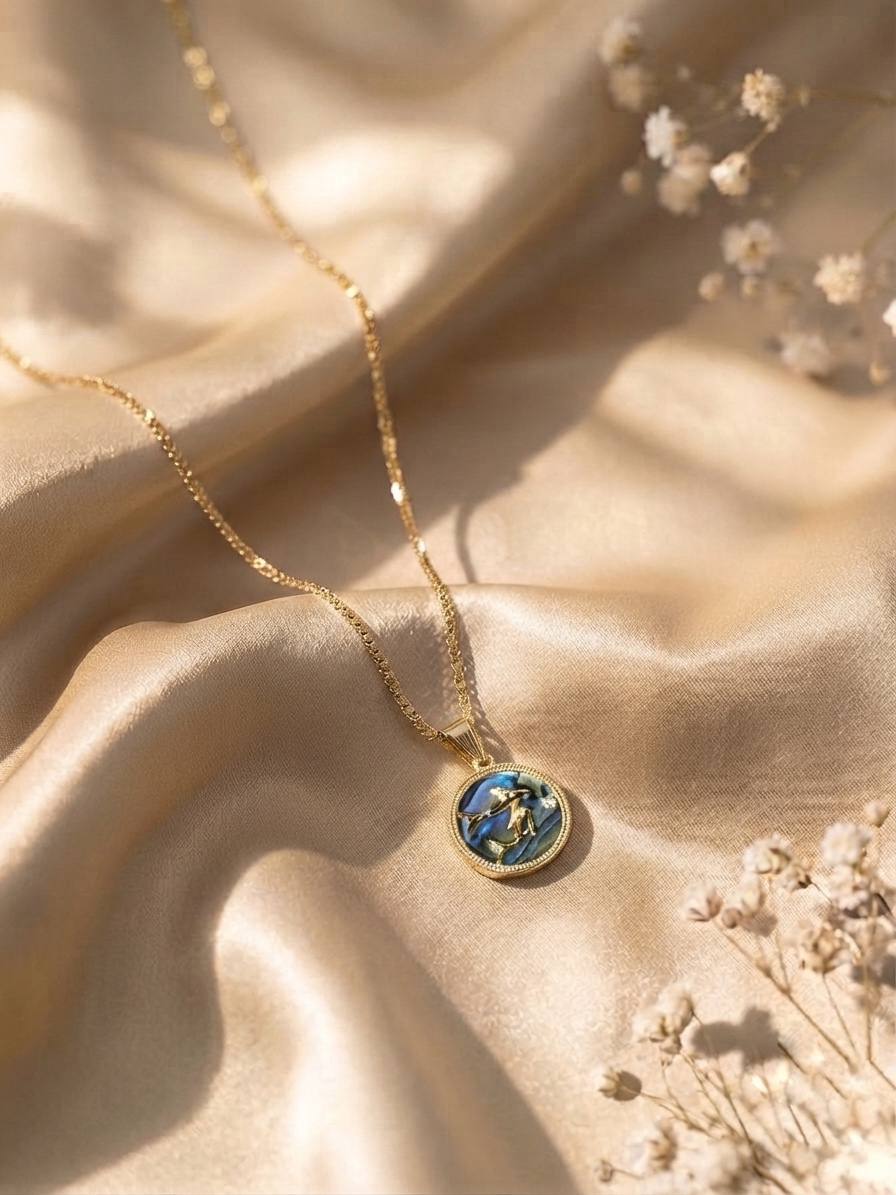 CPNK0068 - Crystal Pendant Necklace 