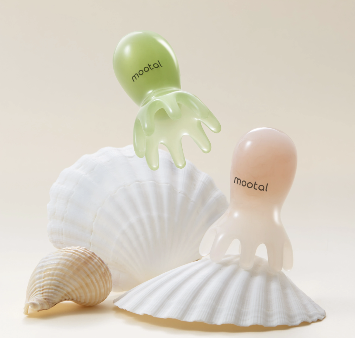 韓國 Mootal 章魚造型 兩用雙效 頭部按摩器｜Daily Scalp Guasha