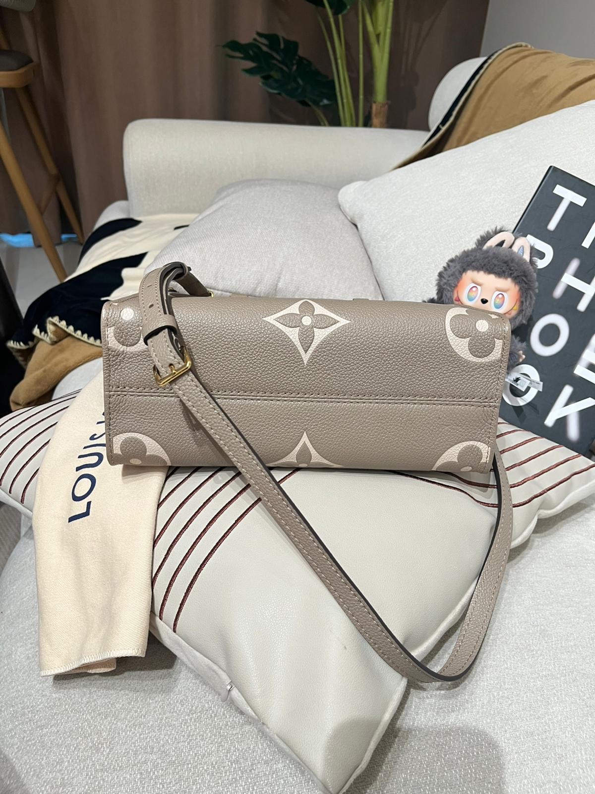 Lv OnTheGo pm M45779 Empreinte Calfskin 牛皮 100%Authentic, 98%New ✅NFC✅收據✅Dust bag✅Box