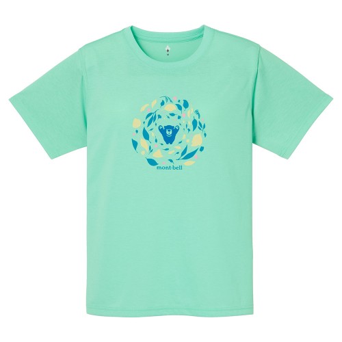 Montbell Women's Wickron Tee Leaf Dance 1114786