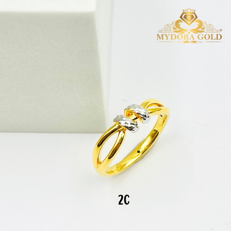 MYDORA Cincin Golden Knot (5G) l EMAS 916/22K