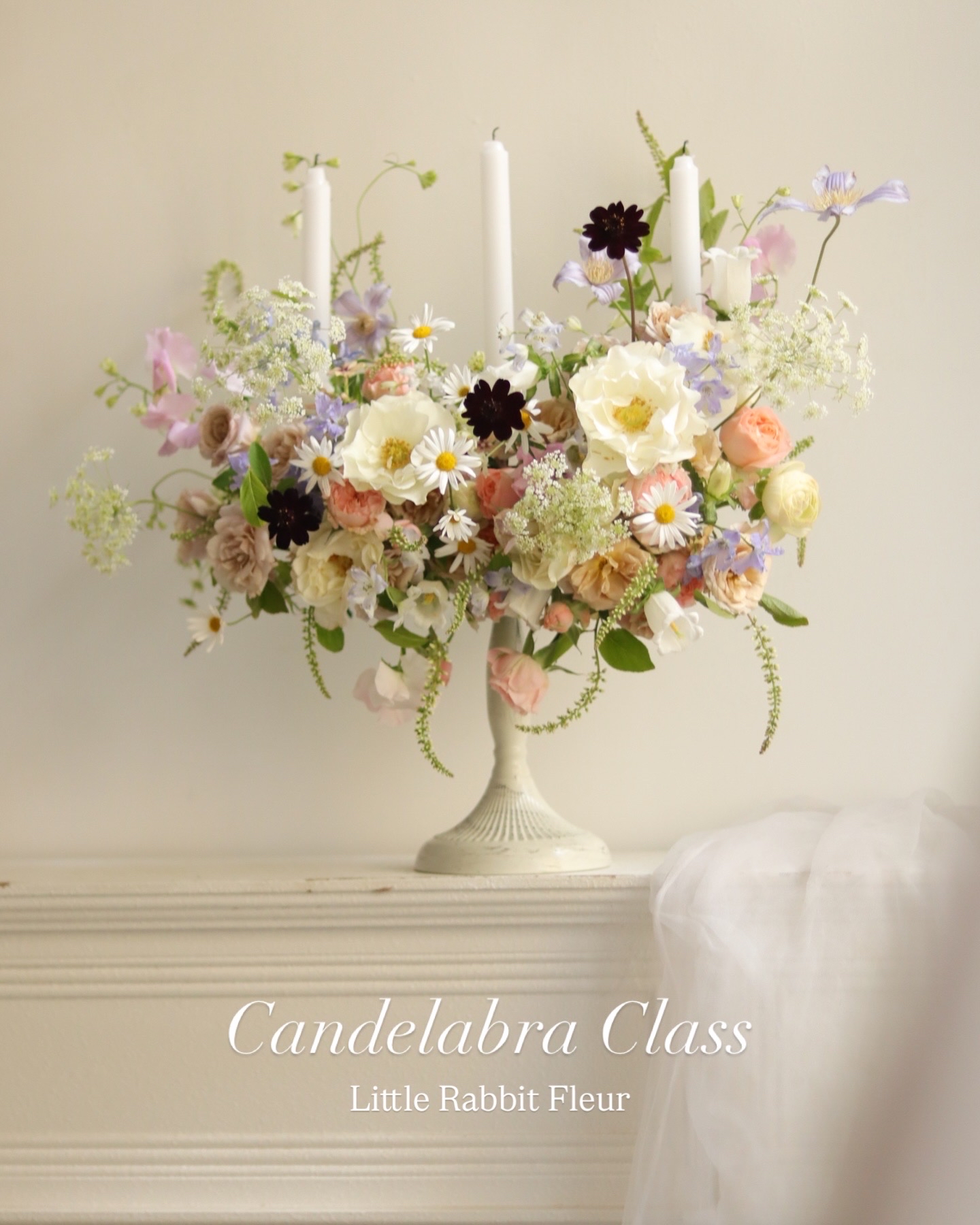 ✨燭台花設計 Candelabra class (Advanced level)