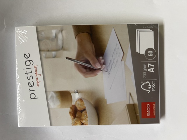 ELCO 瑞士艾奥柯牌 Prestige 系列 A7 咭紙連信封套装