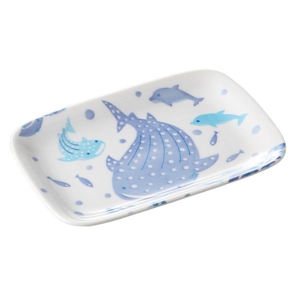 日本製鯨鯊碟陶瓷碟SAM1012