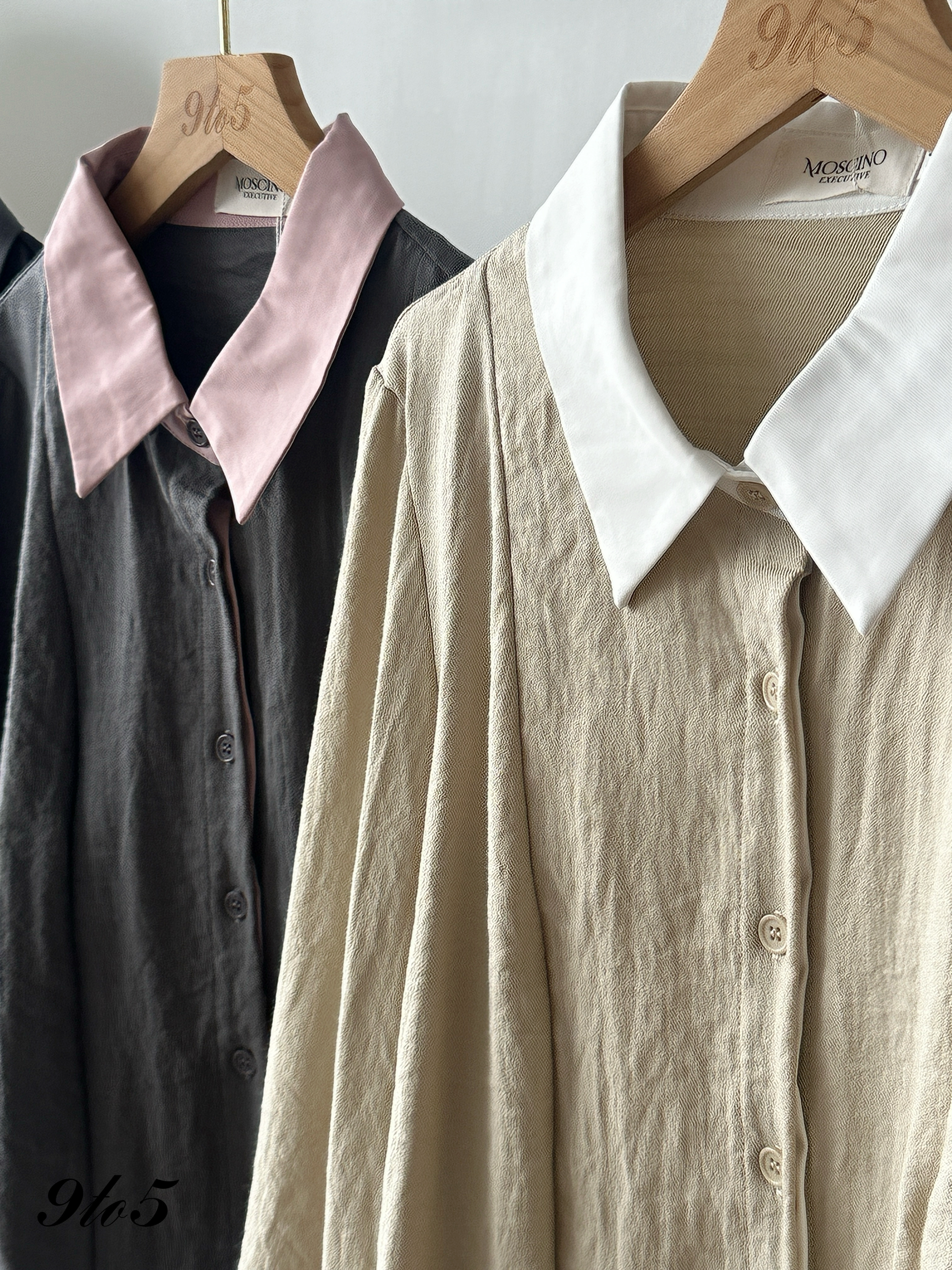 T4324 Contrast Long Sleeve Shirt - 3 Colors 
