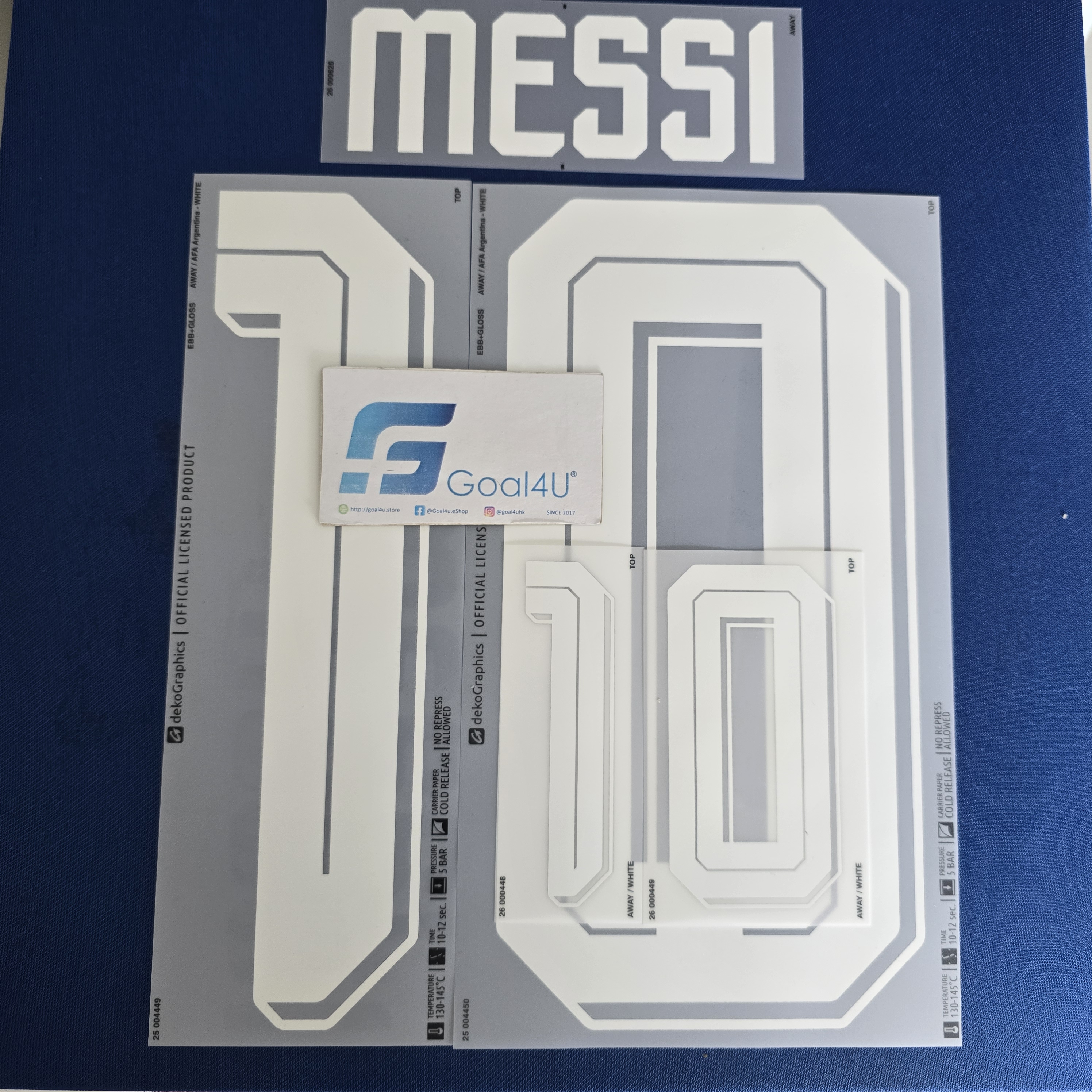 Argentina 阿根廷 2025-26 主場作客印字 (內有多選)