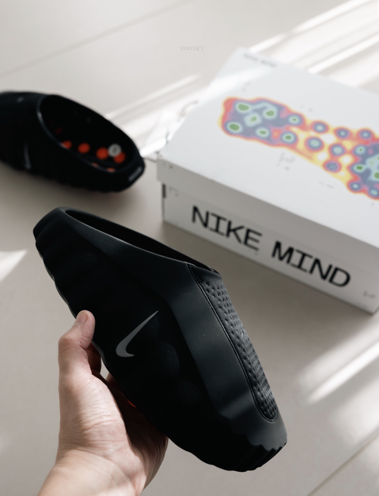 HQ4307-001 Nike Mind 001 Slide Black Chrome HQ4307-001