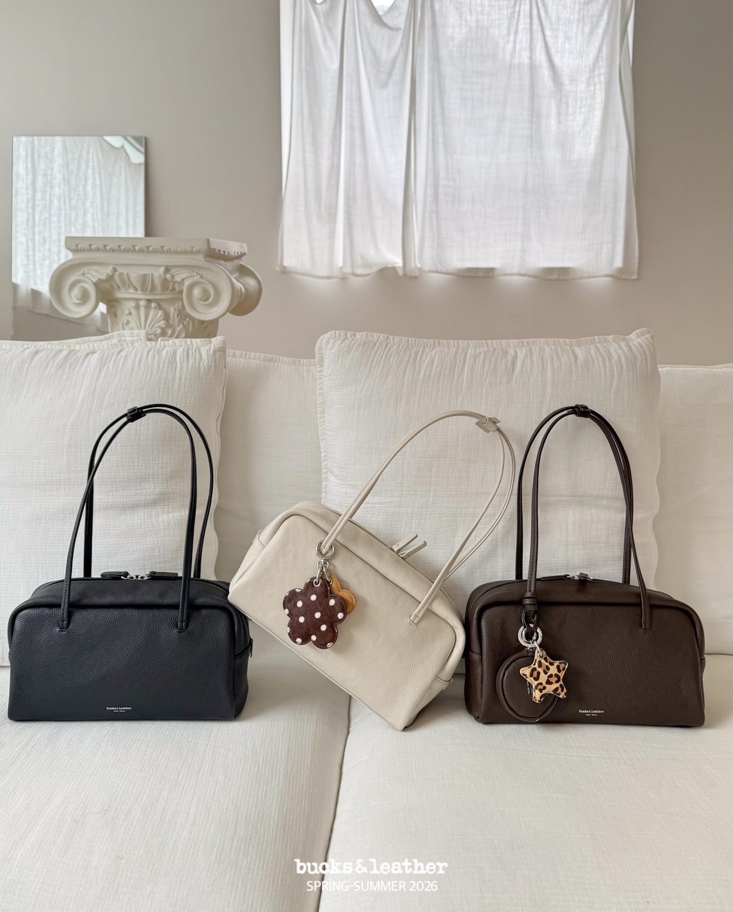 【26SS】 預訂_French Toast Bag by Bucks & leather