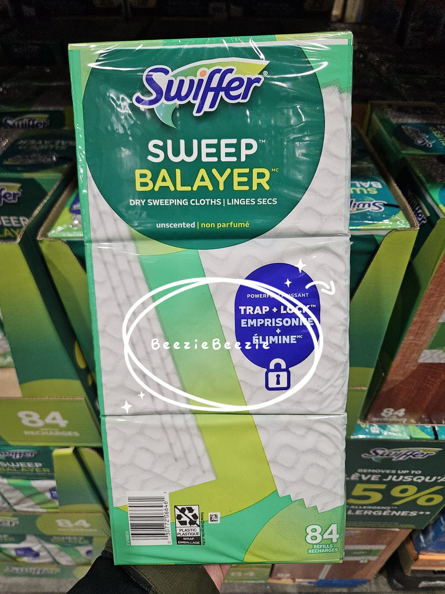 (預購 - 3月13號截單) Swiffer 掃地乾地吸塵清潔布（84 塊）