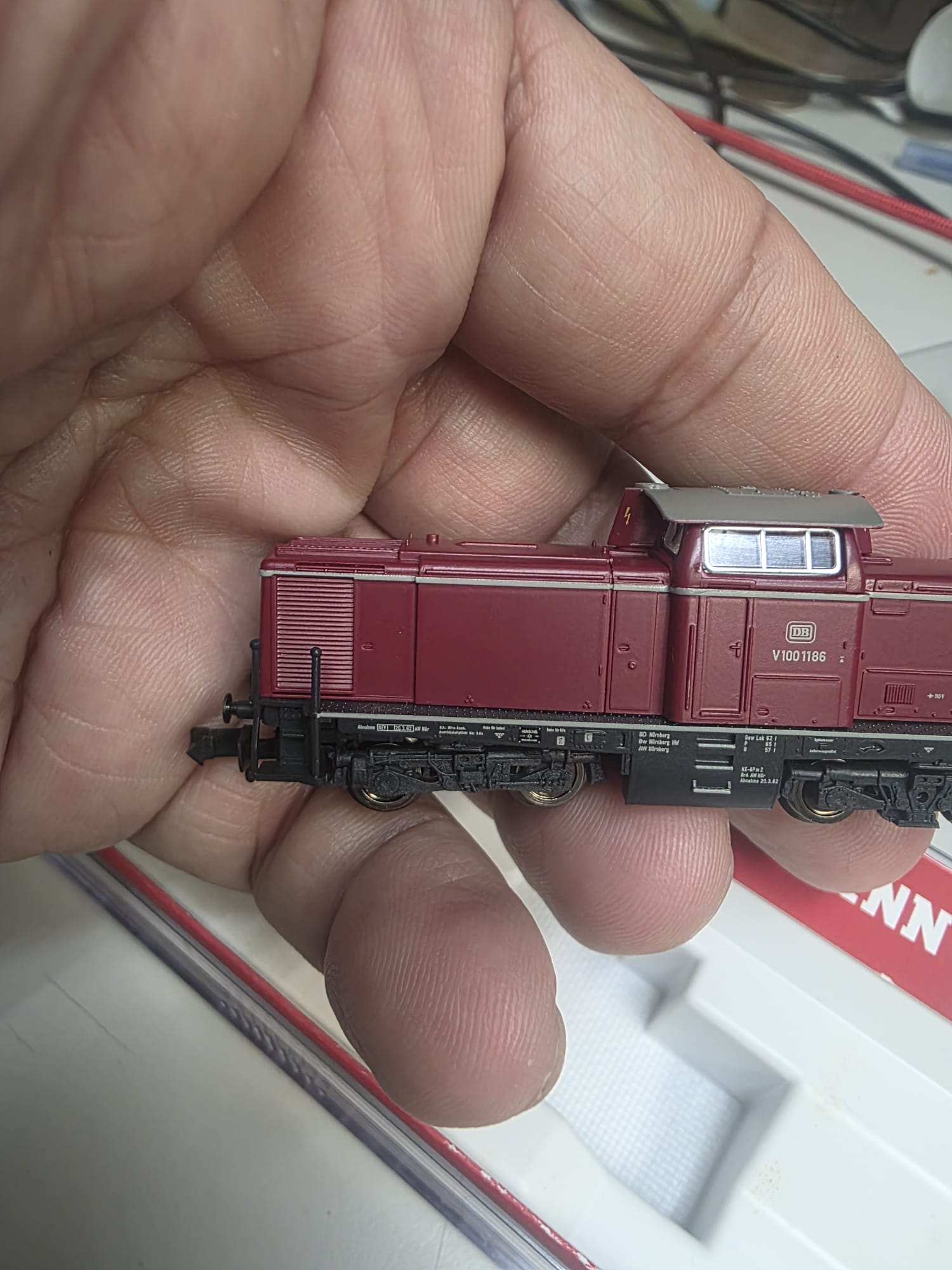 🚂 絕版經典！FLEISCHMANN 723006 V100 N規機車