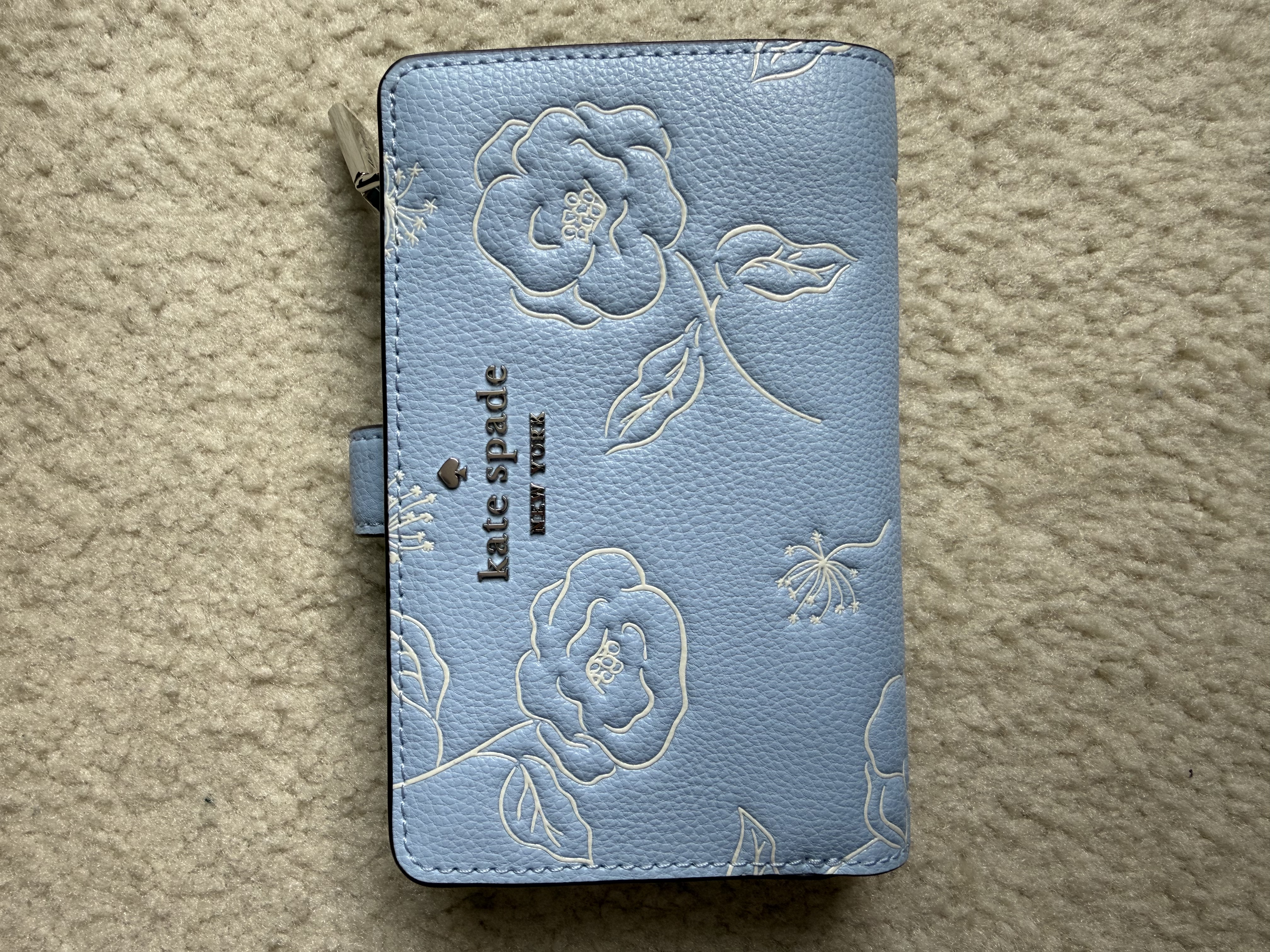 Kate Spade 花卉圖案中型雙折式錢包 