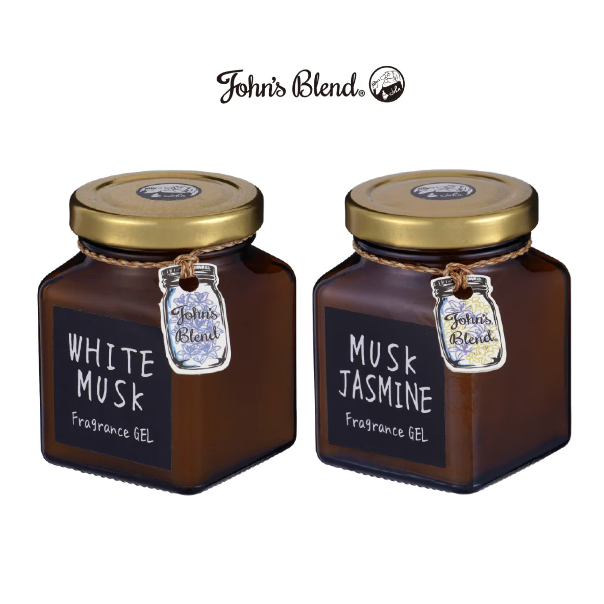 日本 John's Blend 玻璃瓶裝香膏 (2種香氣)