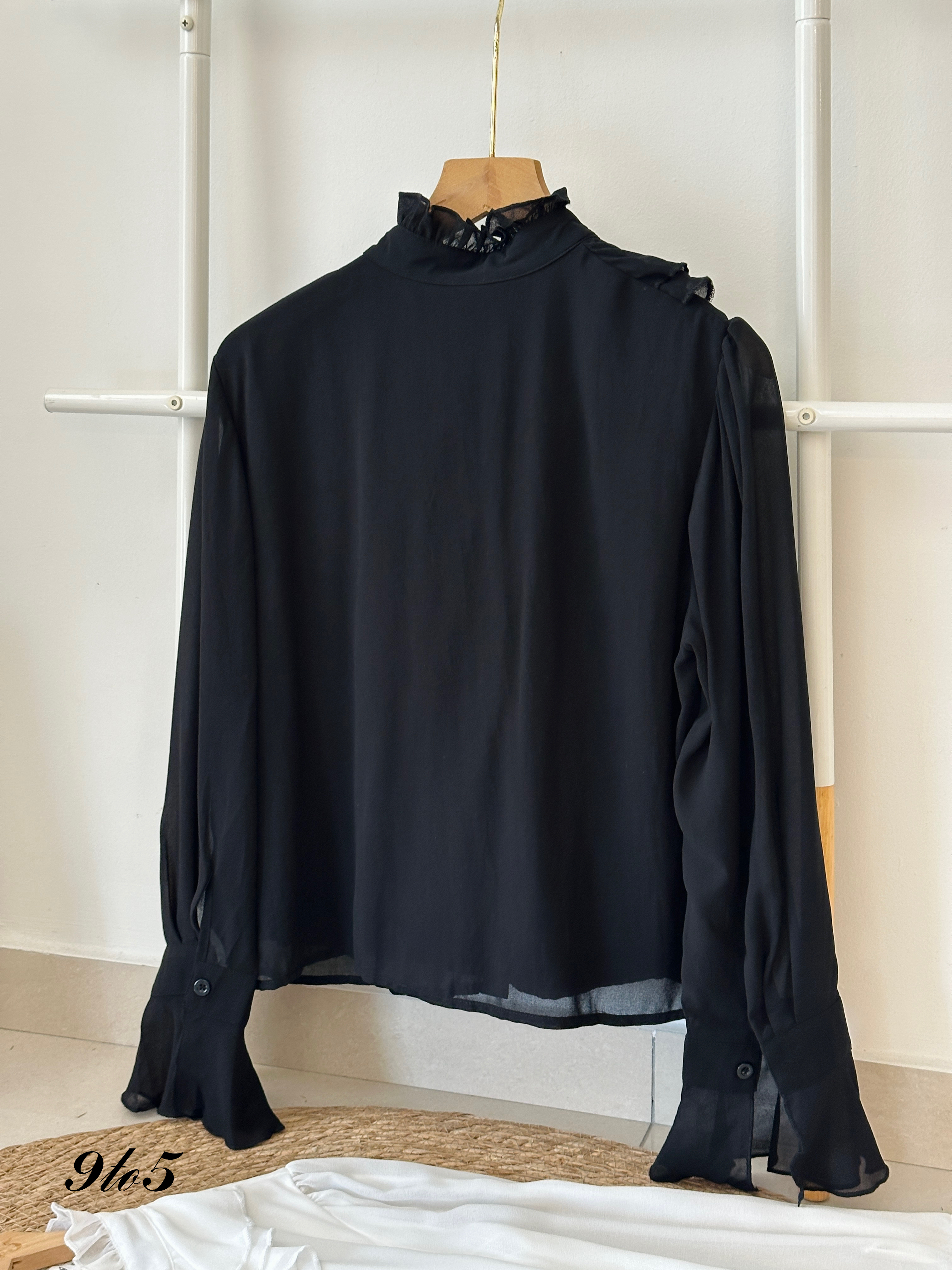 T3953 Ruffle Lace Top - 3 Colors