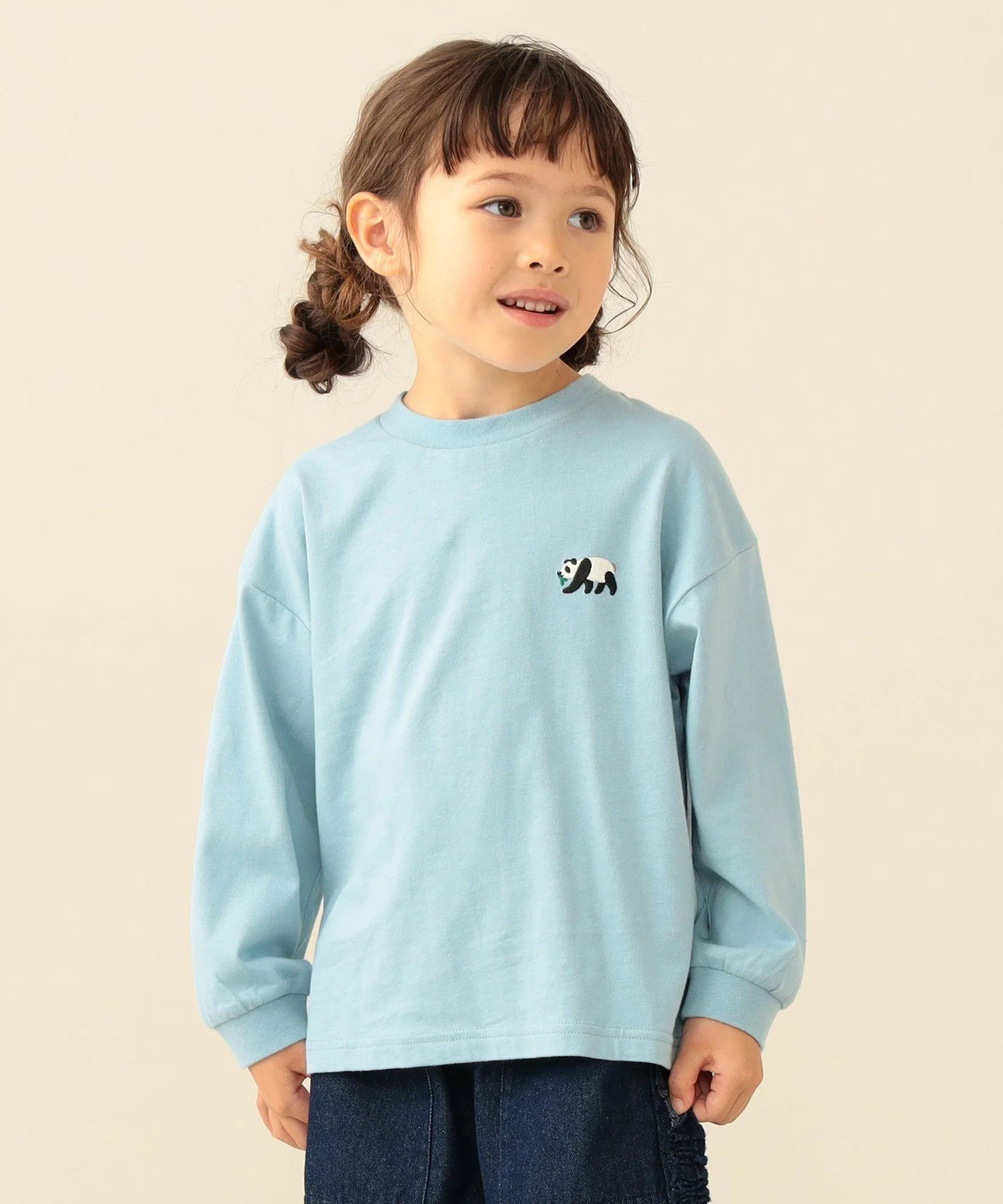 🆕【⭐訂購⭐】🌀 🇯🇵 日本直送 #BEAMS mini 獅子🦁/熊貓🐼/鹿🦌 長袖T恤🌀 [ELHA-0106][260930]