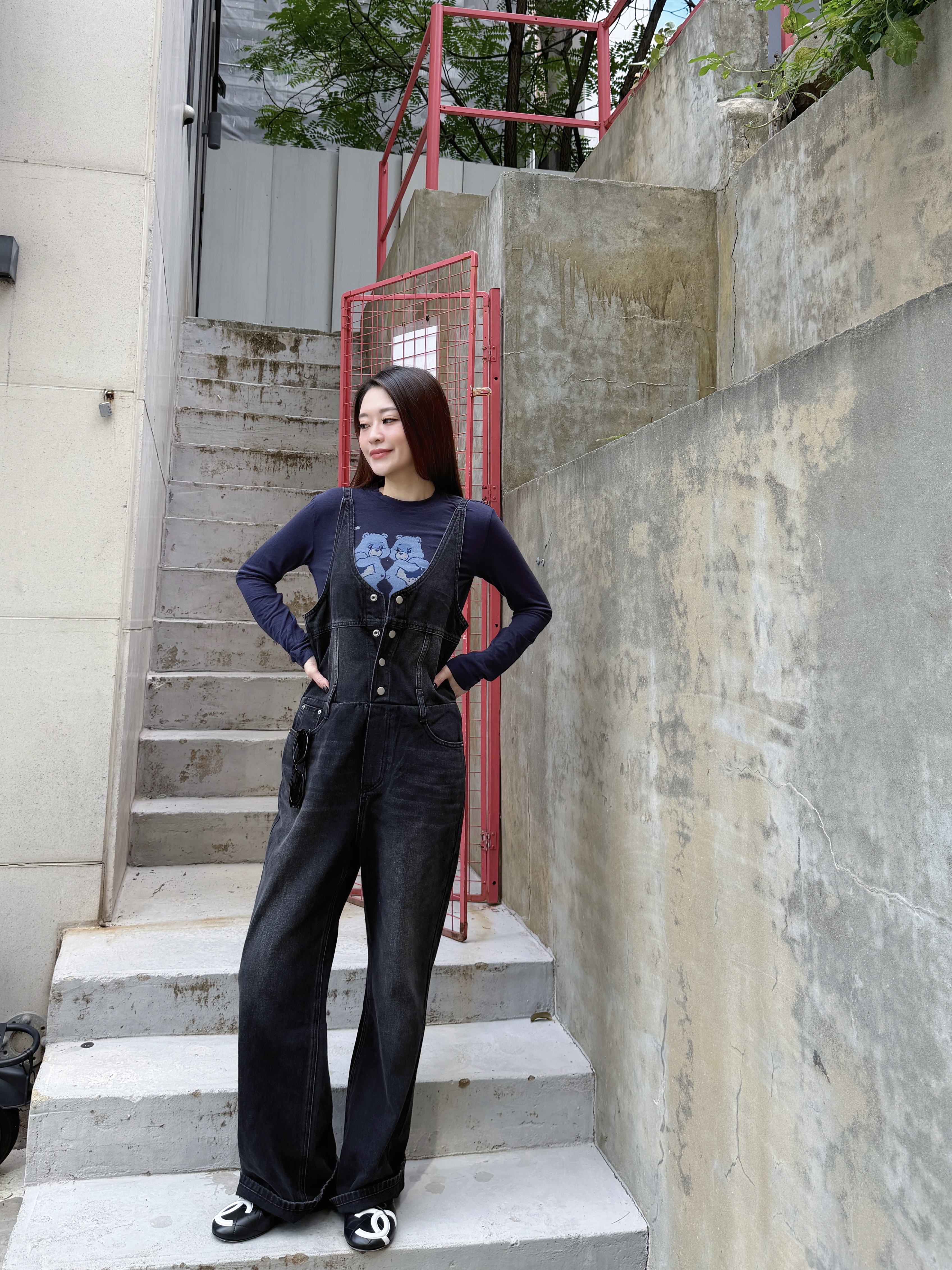 慵懶感 ! Denim Jumpsuit