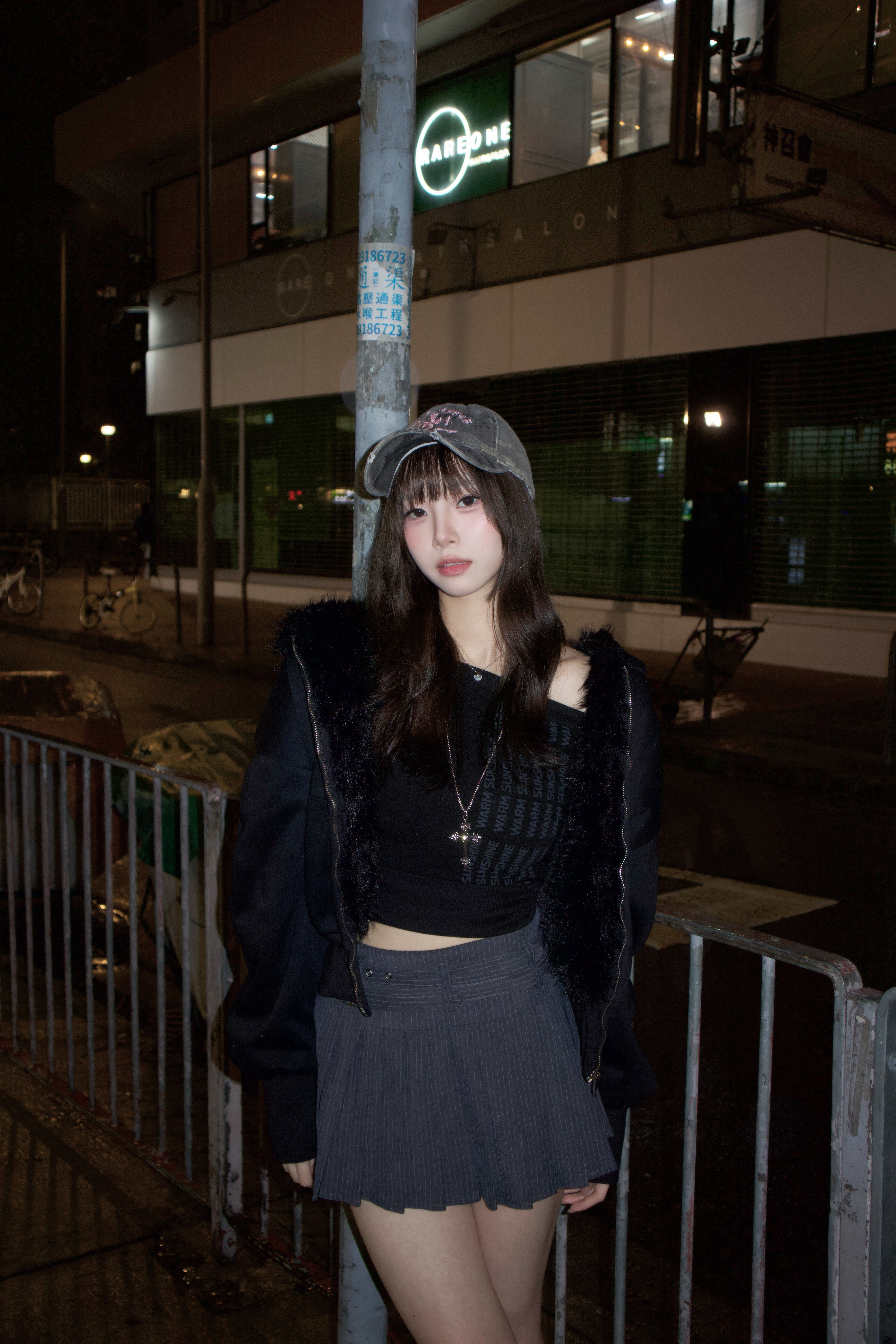 已售罄❌ 東大門秋冬毛毛帽厚毛款jacket （2colour）