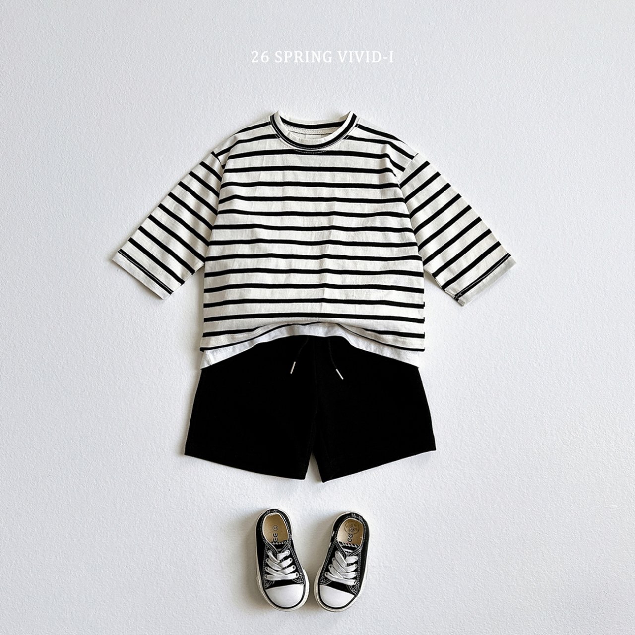 🌸預訂 韓國直送🌸🇰🇷VIVIDI六色清新條紋寬鬆長袖上衣