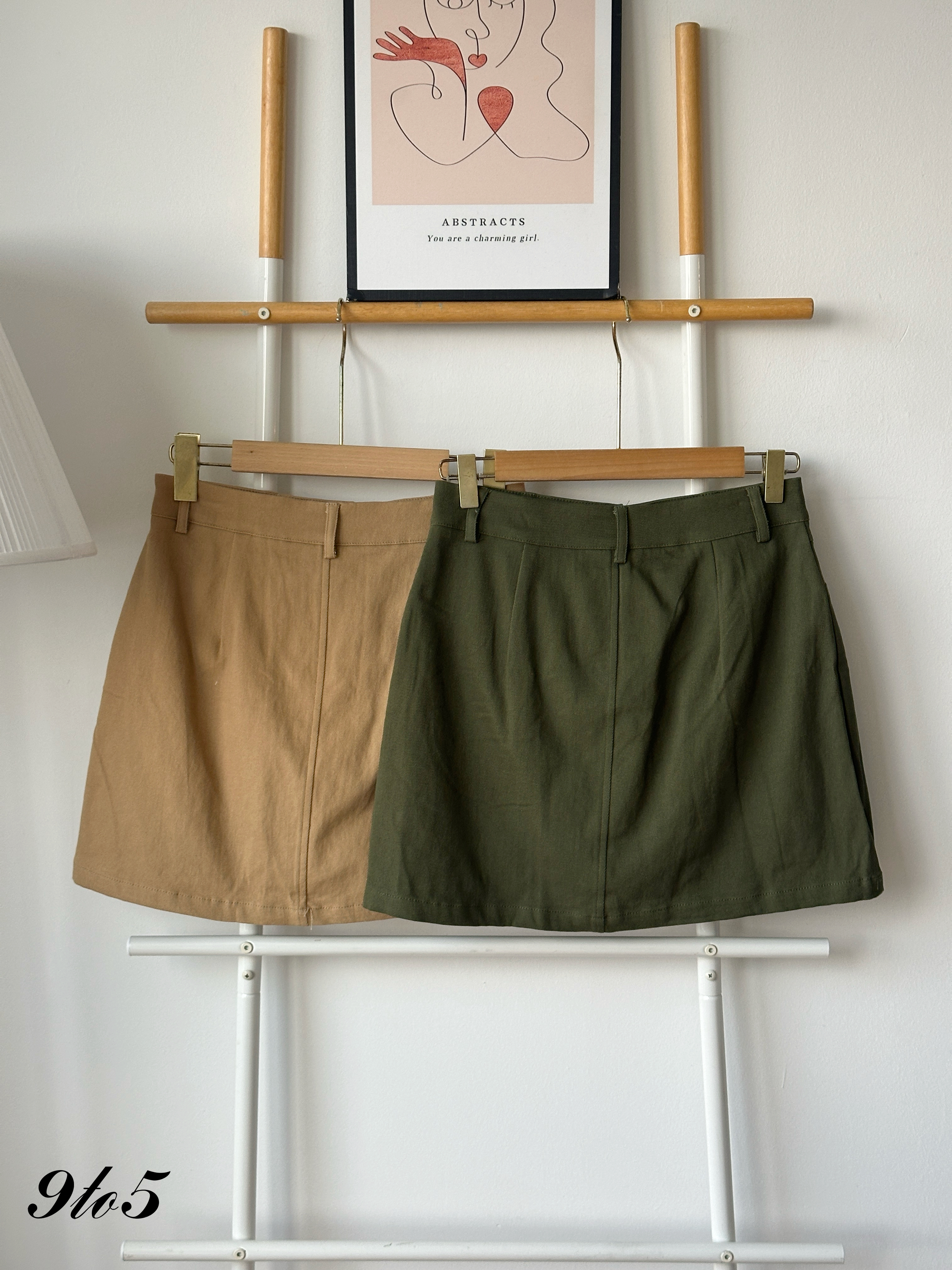 S1966 Denim Short Skirt - 3 Colors 