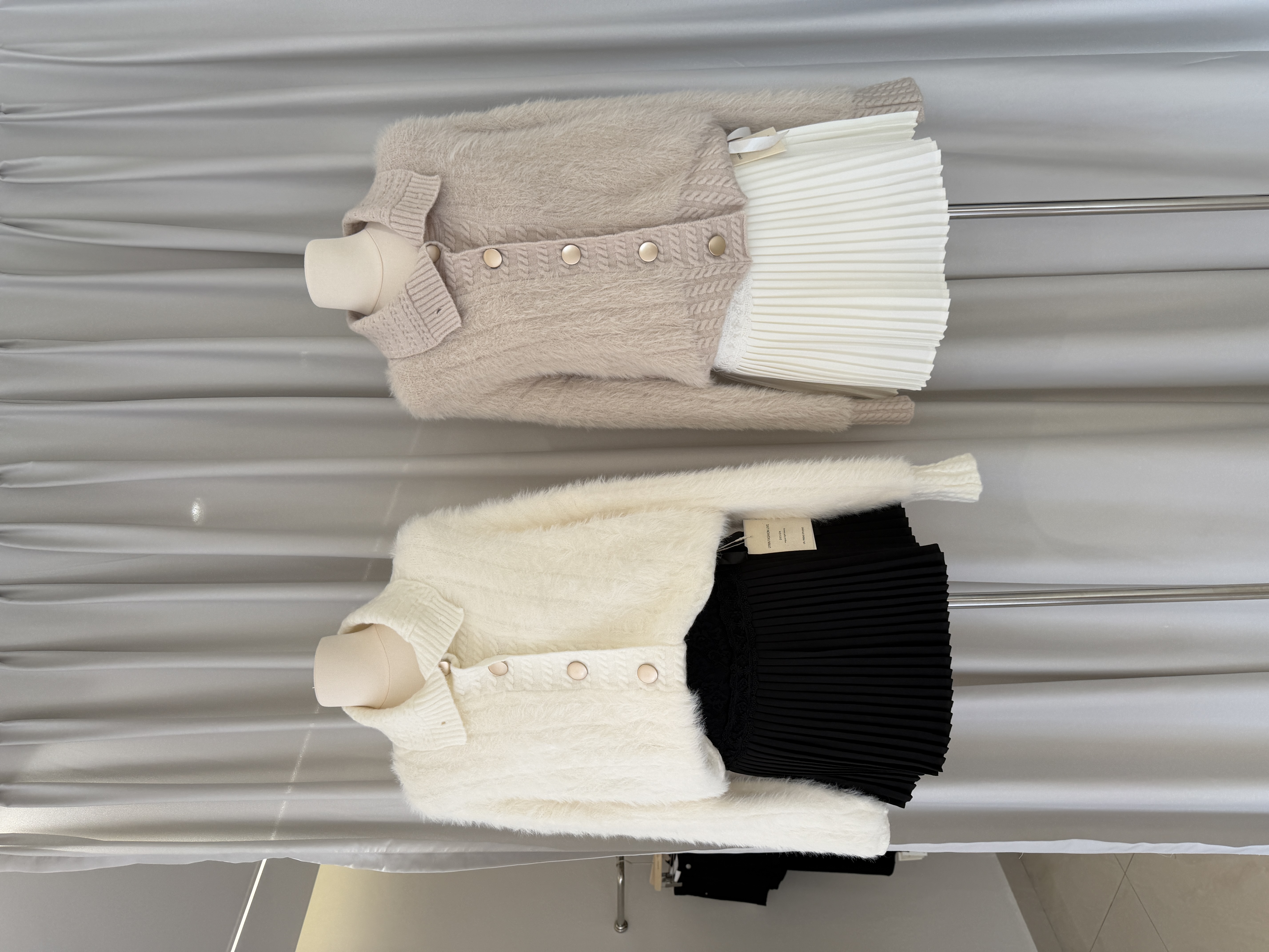 6611 秋冬韩系毛毛翻领外套