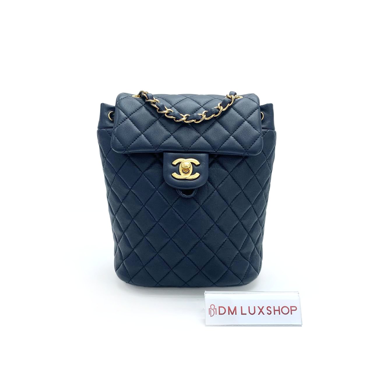 Chanel Navy Blue Urban Spirit Backpack GHW (Serial 26, Y: 2019)