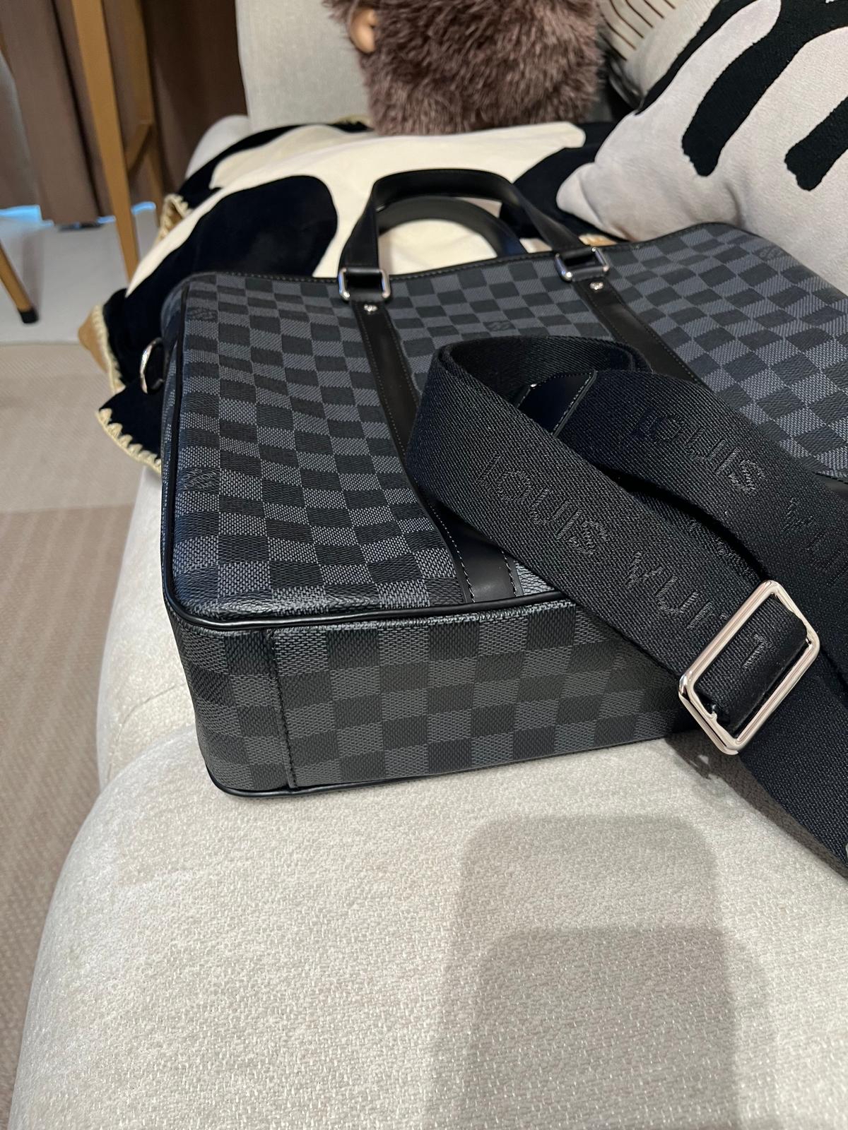 LV Damier Graphite 2Way Bag M41259 100%Authentic, 98%New ✅Dust bag