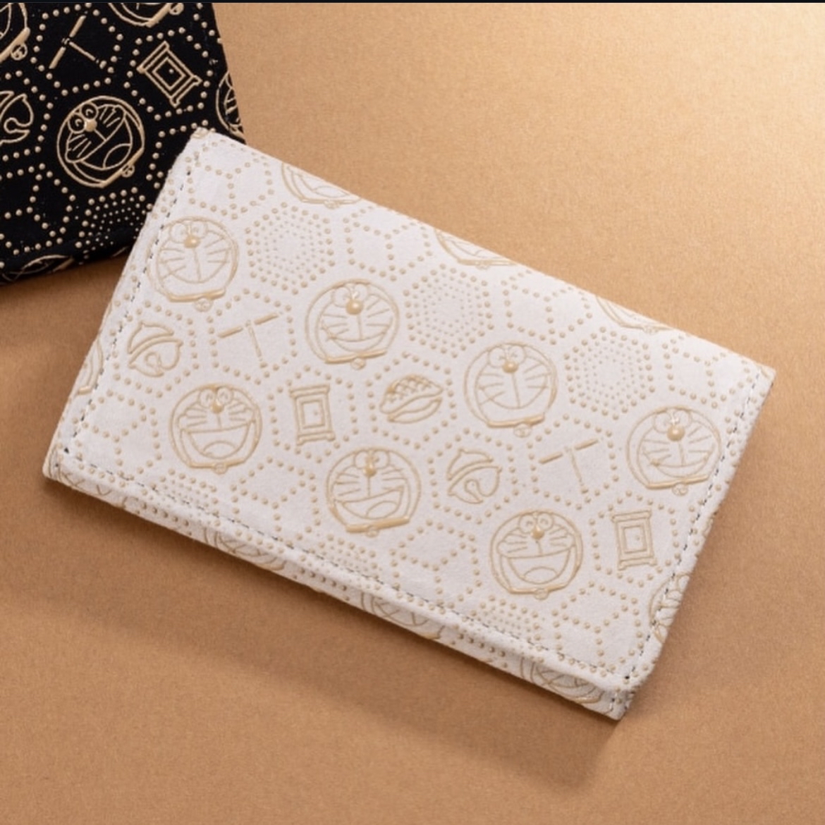 [訂購] 多啦A夢皮革卡套 Card Holder(日本製) 甲州印傳